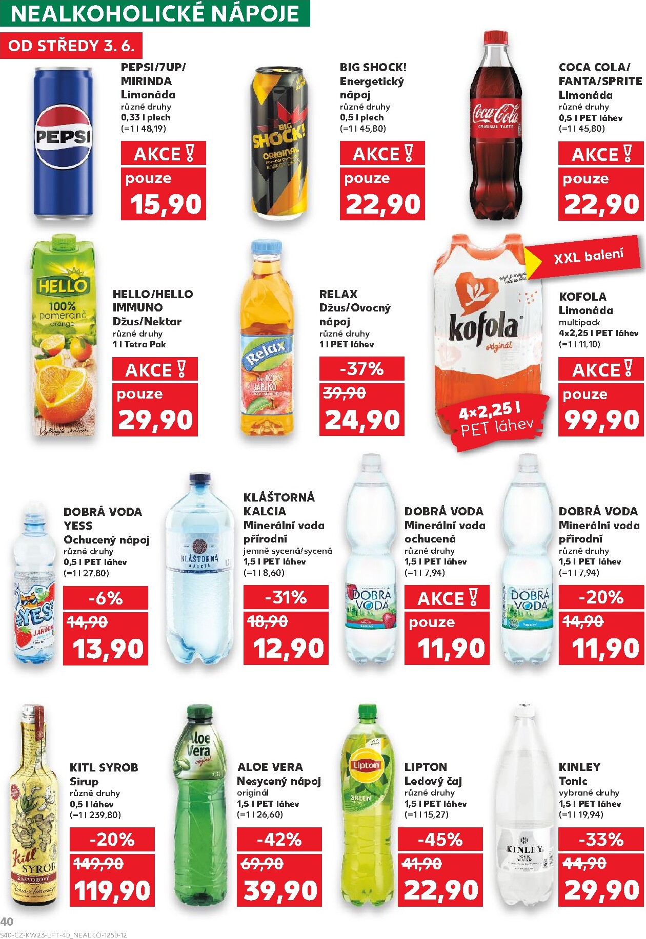 kaufland - Kaufland - Kolín leták na příští týden od středy 03.06.2026 do úterý 09.06.2026 - page: 40