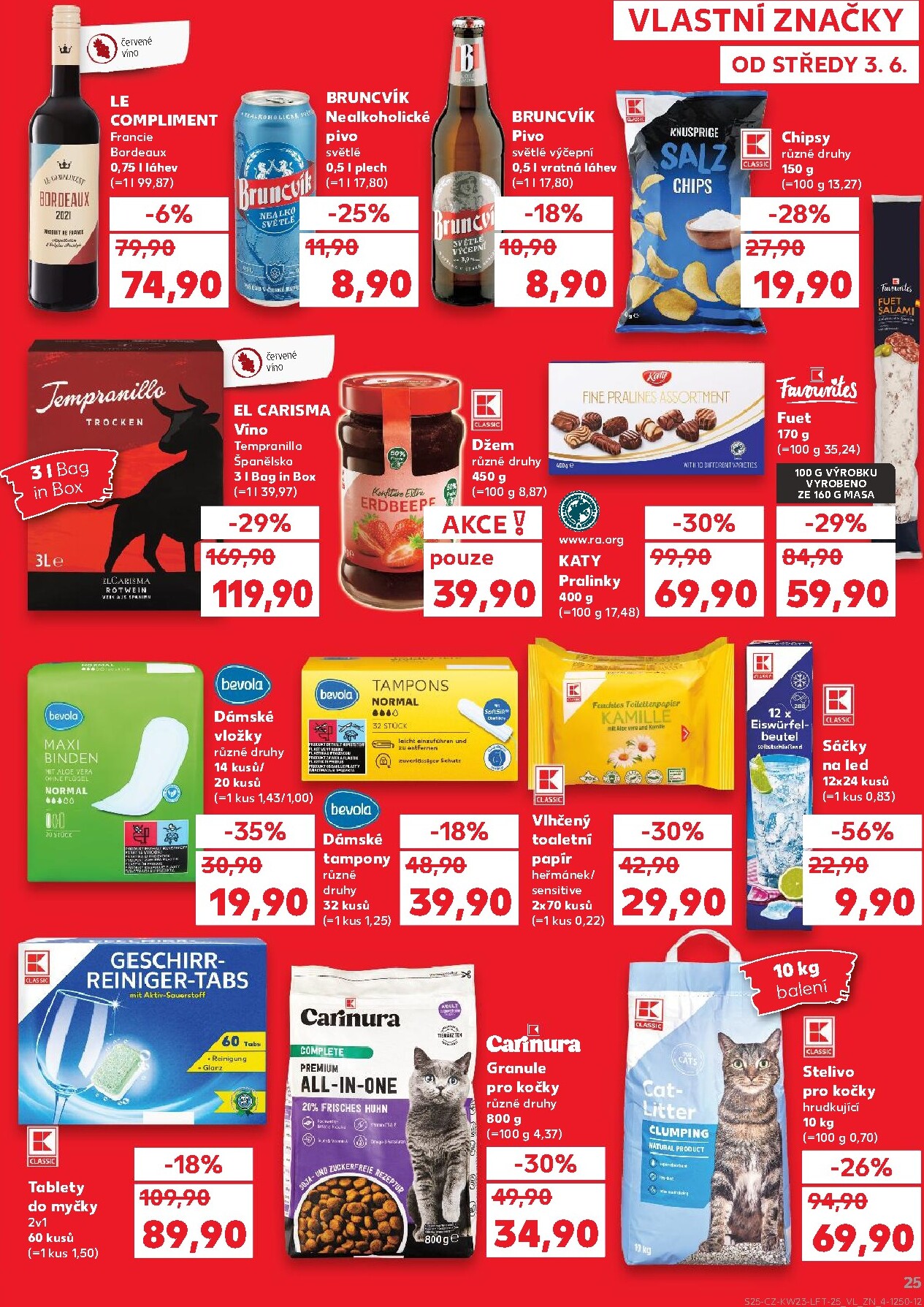 kaufland - Kaufland - Praha 4 leták na příští týden od středy 03.06.2026 do úterý 09.06.2026 - page: 25