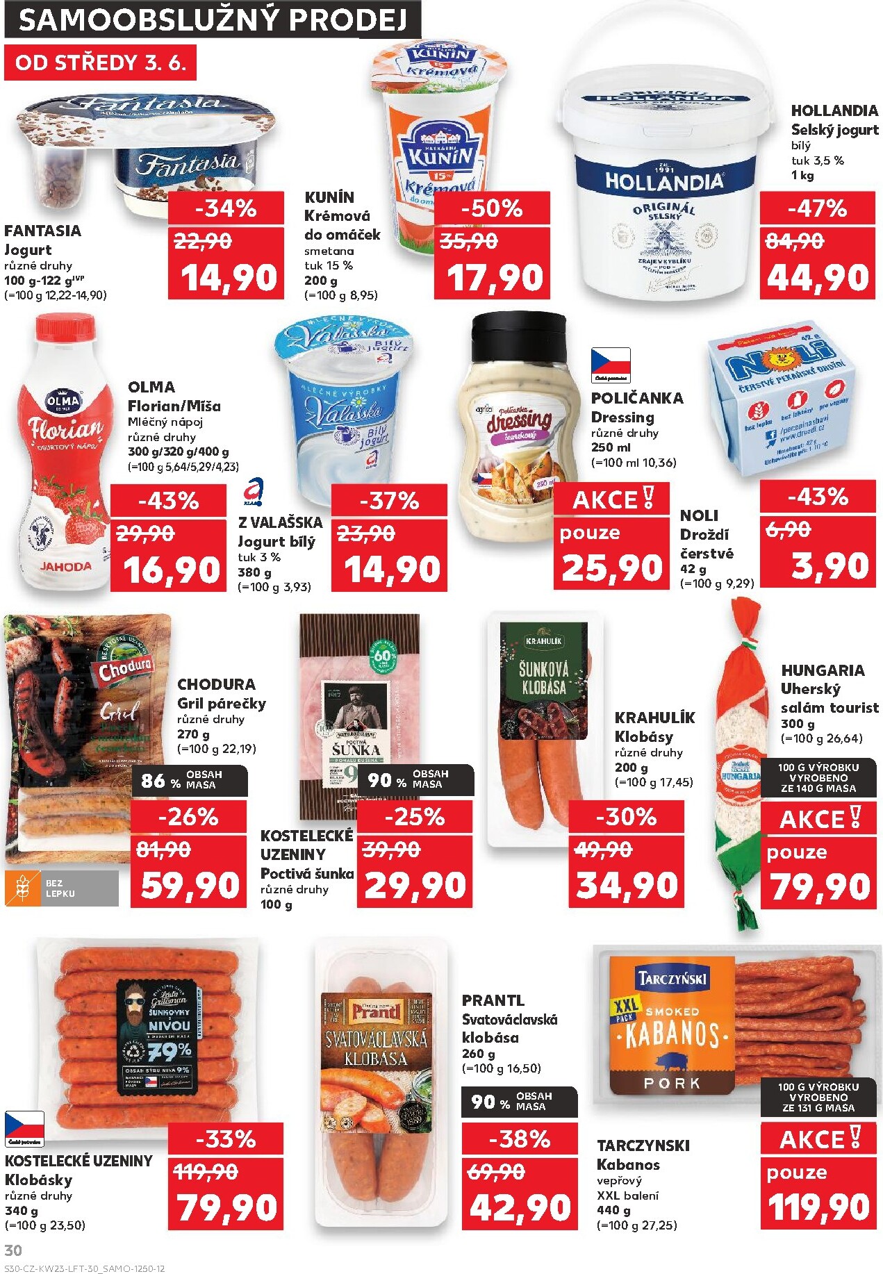kaufland - Kaufland - Praha 4 leták na příští týden od středy 03.06.2026 do úterý 09.06.2026 - page: 30
