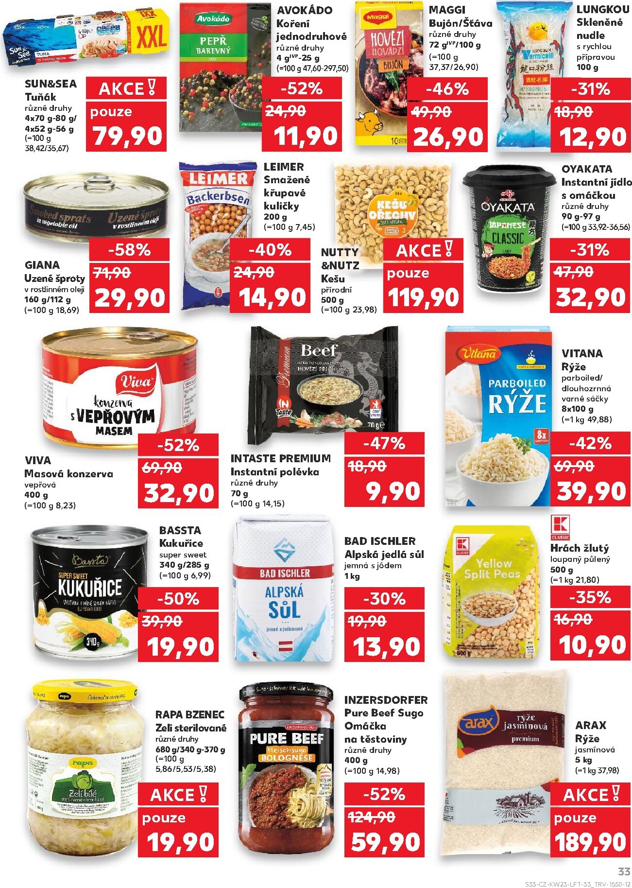 kaufland - Kaufland - Praha 4 leták na příští týden od středy 03.06.2026 do úterý 09.06.2026 - page: 33