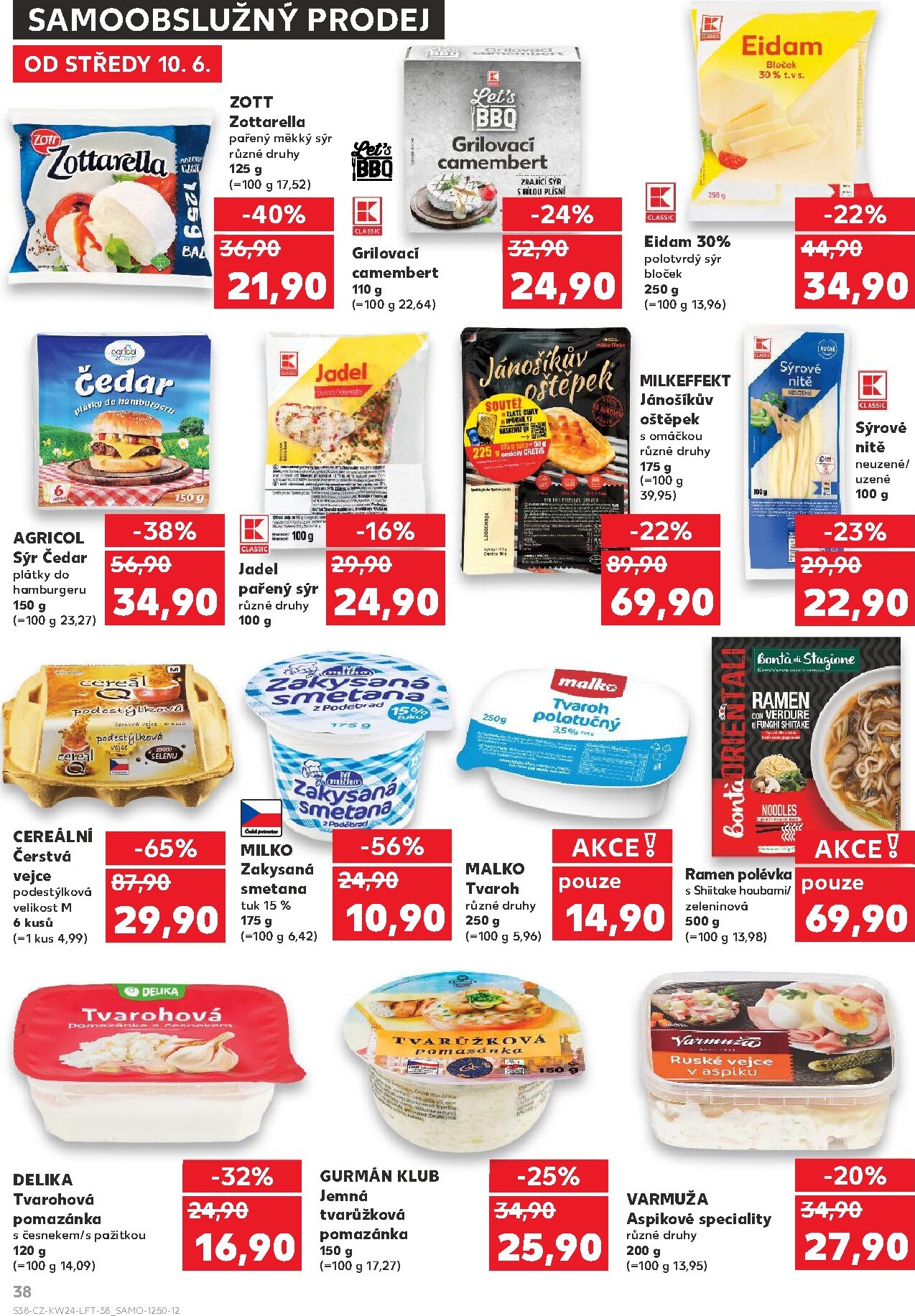 kaufland - Budoucí Kaufland - Kolín leták platný od středy 10.06.2026 do úterý 16.06.2026 - page: 38