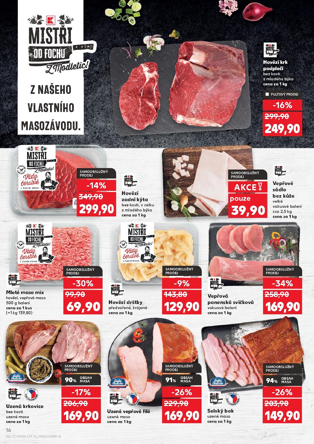 kaufland - Kaufland - Brno leták na příští týden od středy 17.06.2026 do úterý 23.06.2026 - page: 16