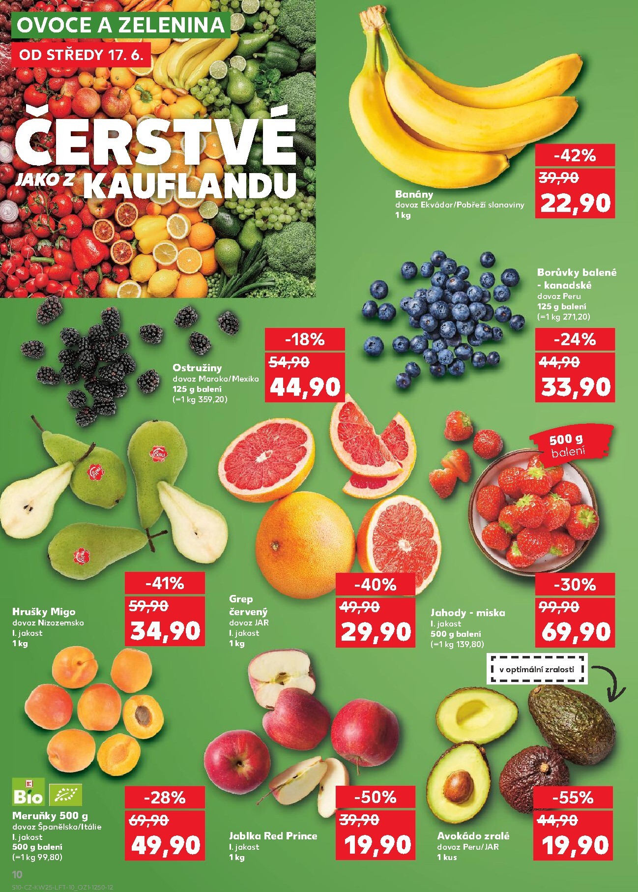 kaufland - Kaufland - Praha 4 leták na příští týden od středy 17.06.2026 do úterý 23.06.2026 - page: 10