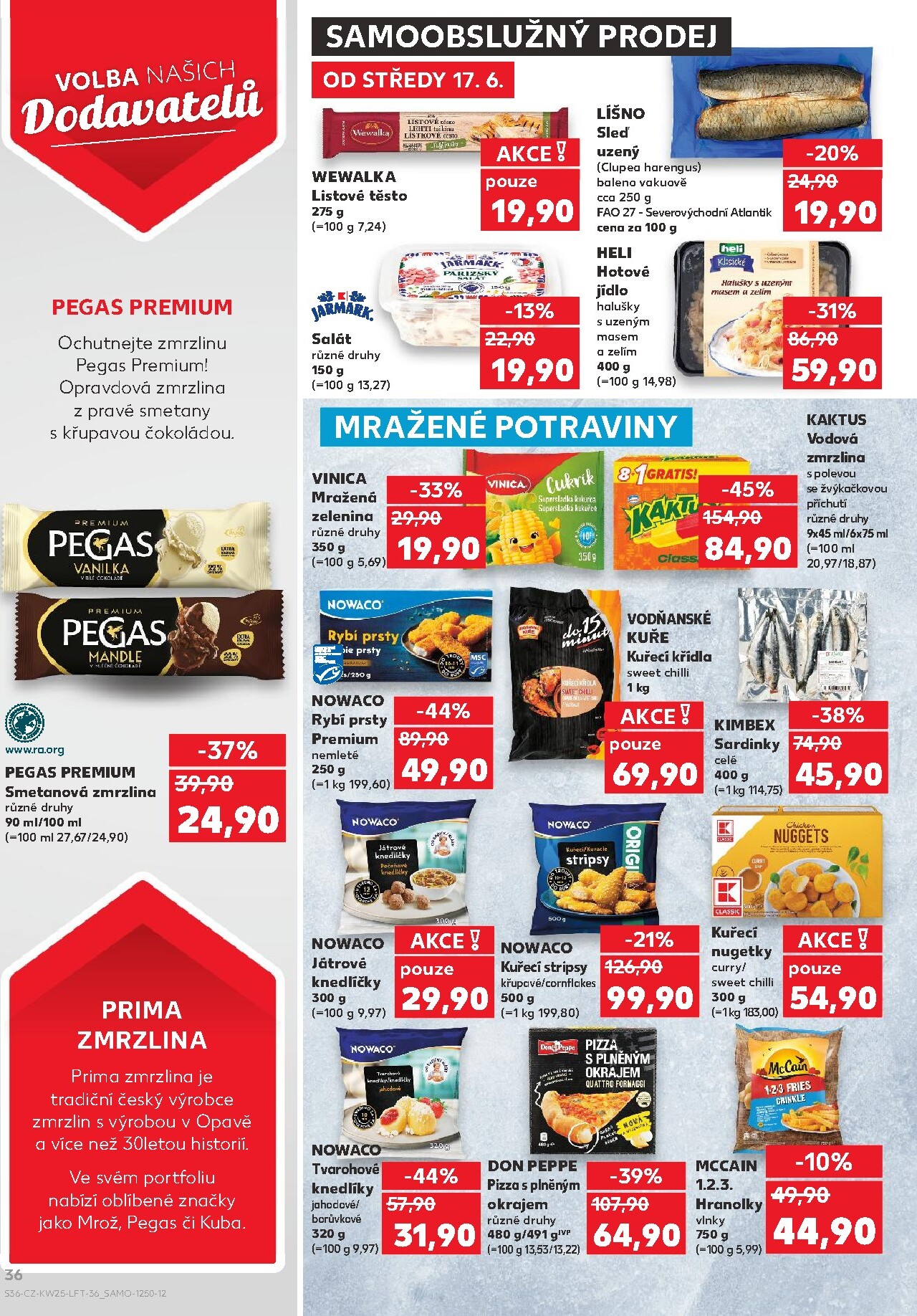 kaufland - Kaufland - Praha 4 leták na příští týden od středy 17.06.2026 do úterý 23.06.2026 - page: 36