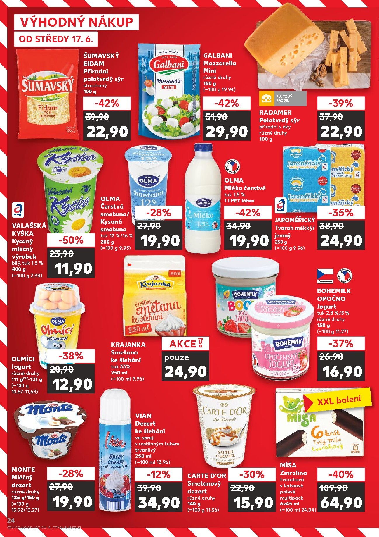 kaufland - Kaufland - Kolín leták na příští týden od středy 17.06.2026 do úterý 23.06.2026 - page: 24