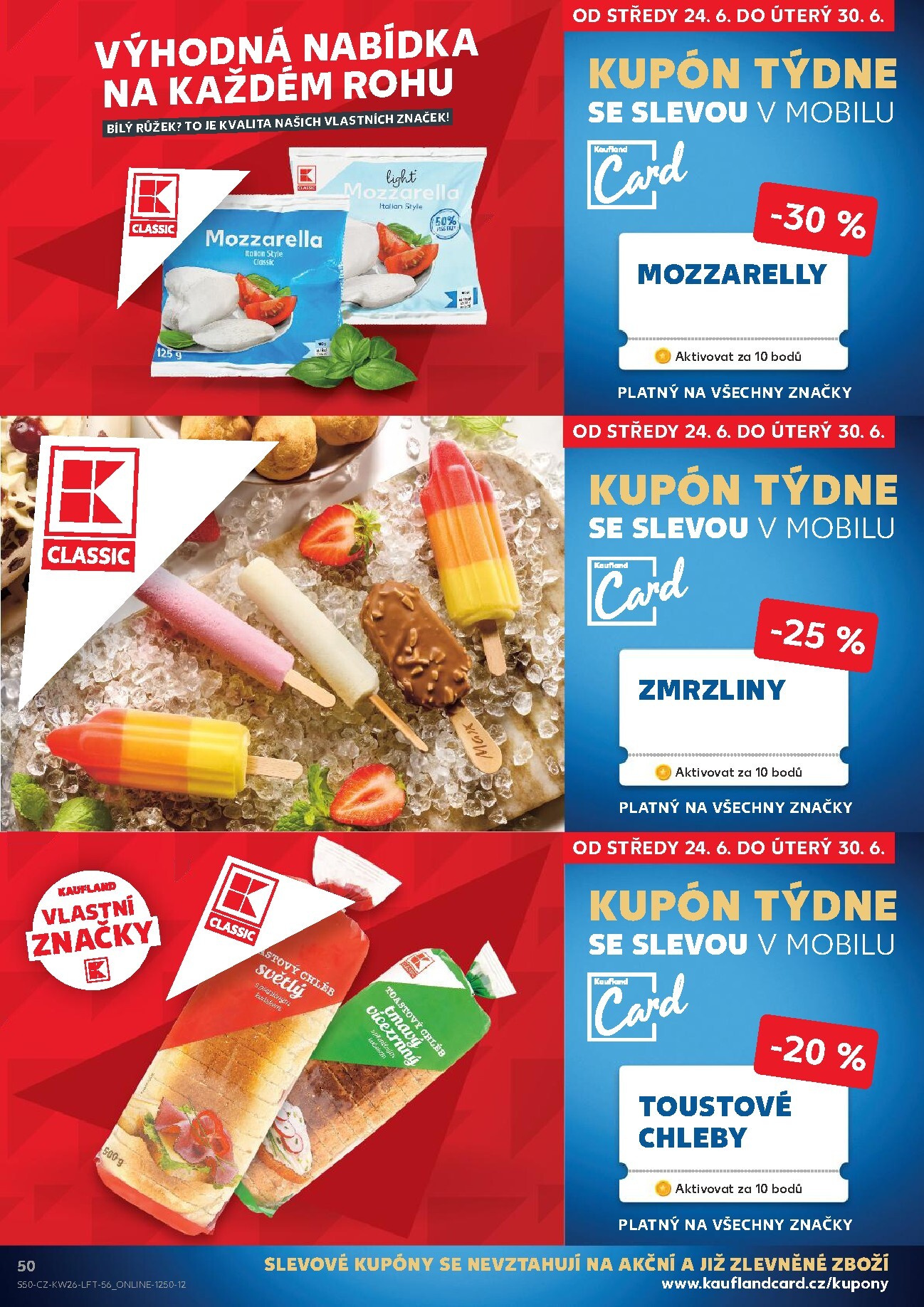 kaufland - Budoucí Kaufland - Praha 4 leták platný od středy 24.06.2026 do úterý 30.06.2026 - page: 50