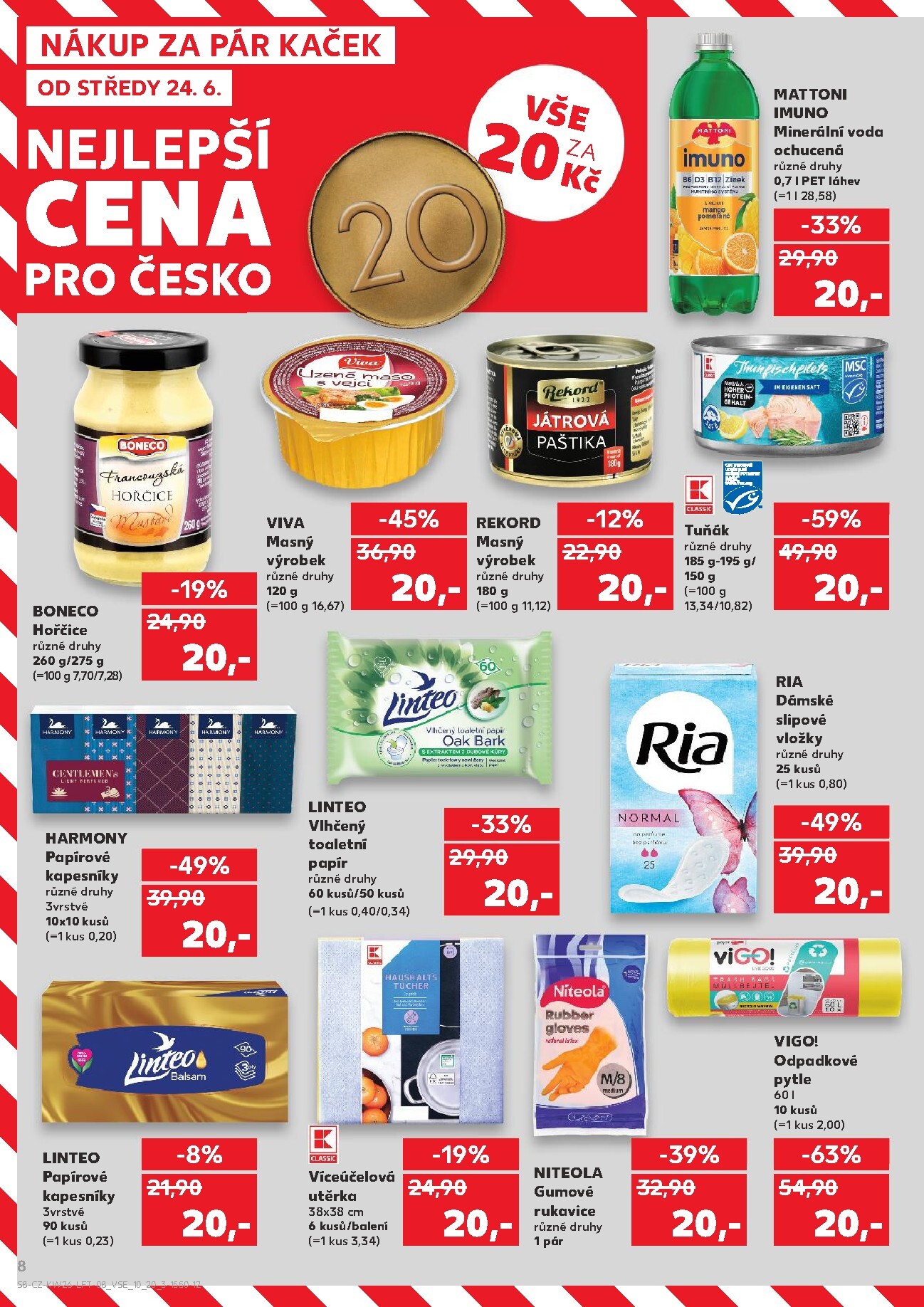 kaufland - Budoucí Kaufland - Praha 4 leták platný od středy 24.06.2026 do úterý 30.06.2026 - page: 8