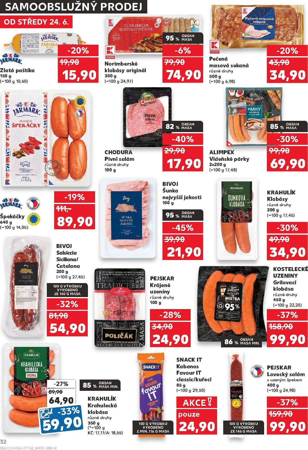 kaufland - Budoucí Kaufland - Brno leták platný od středy 24.06.2026 do úterý 30.06.2026 - page: 32