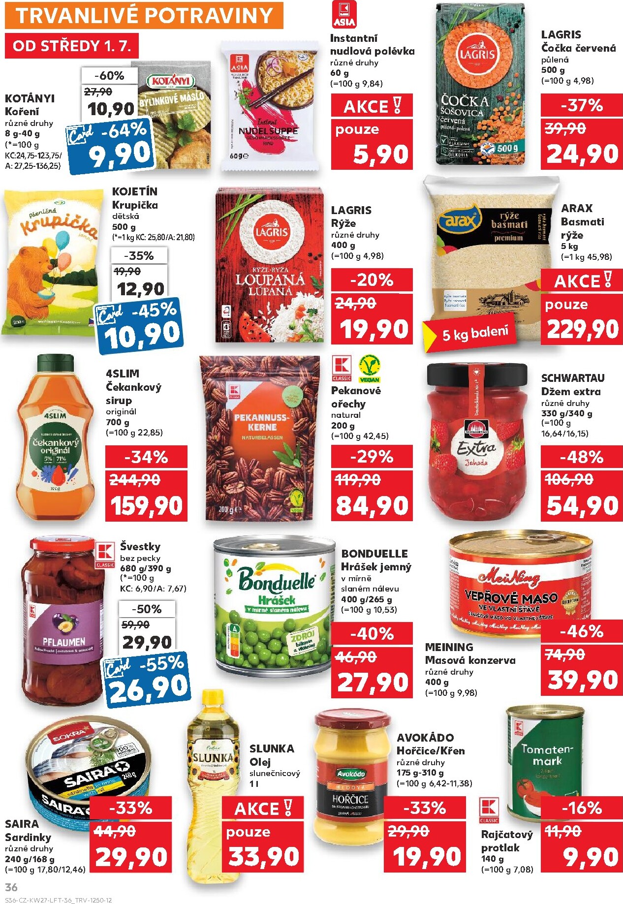 kaufland - Kaufland - Ostrava leták na příští týden od středy 01.07.2026 do úterý 07.07.2026 - page: 36