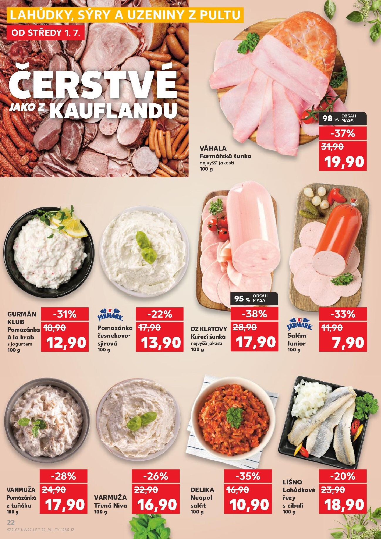 kaufland - Kaufland - Kolín leták na příští týden od středy 01.07.2026 do úterý 07.07.2026 - page: 22