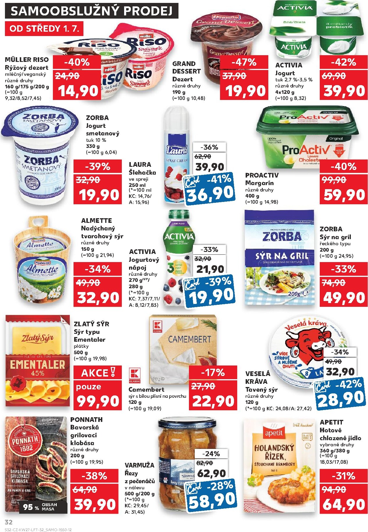 kaufland - Kaufland - Kolín leták na příští týden od středy 01.07.2026 do úterý 07.07.2026 - page: 32