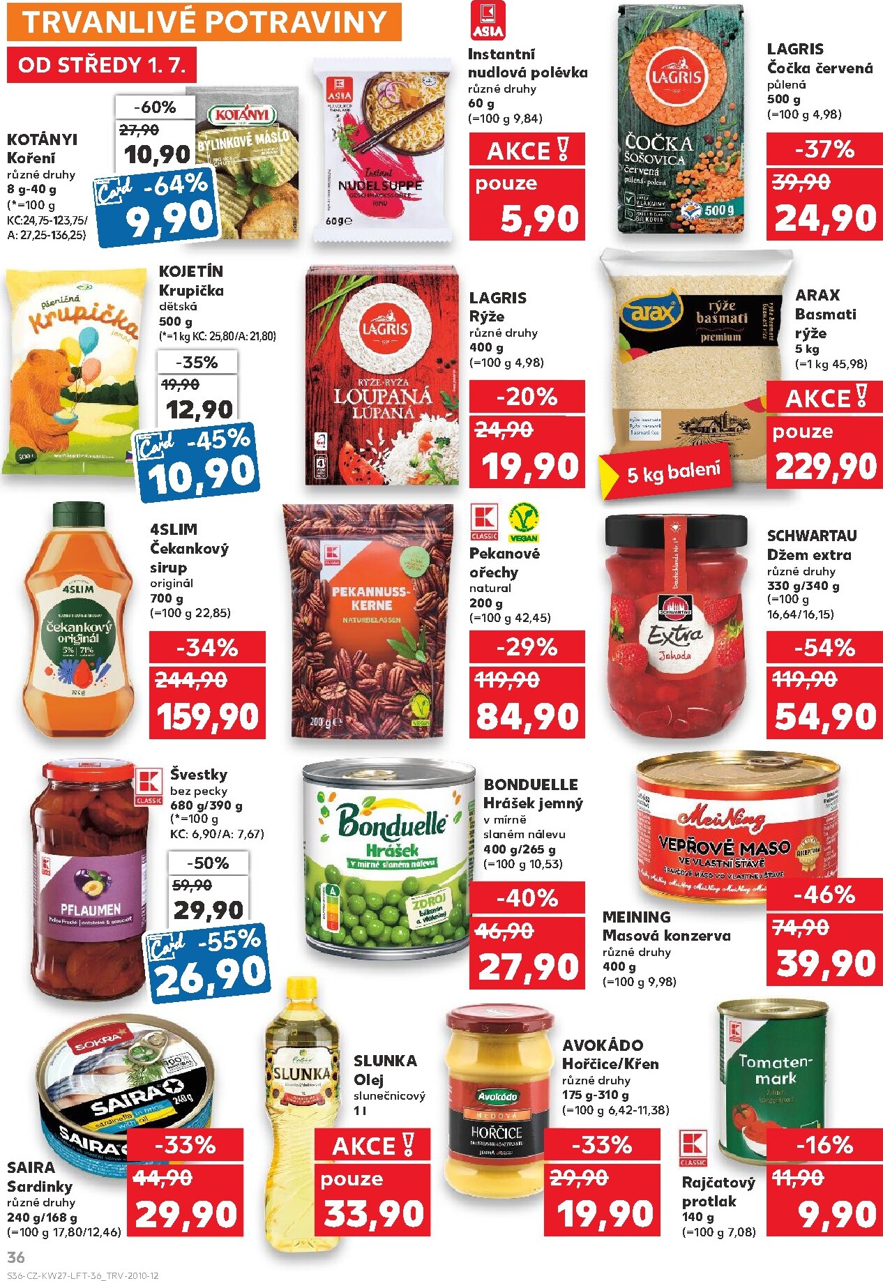 kaufland - Kaufland - Kolín leták na příští týden od středy 01.07.2026 do úterý 07.07.2026 - page: 36
