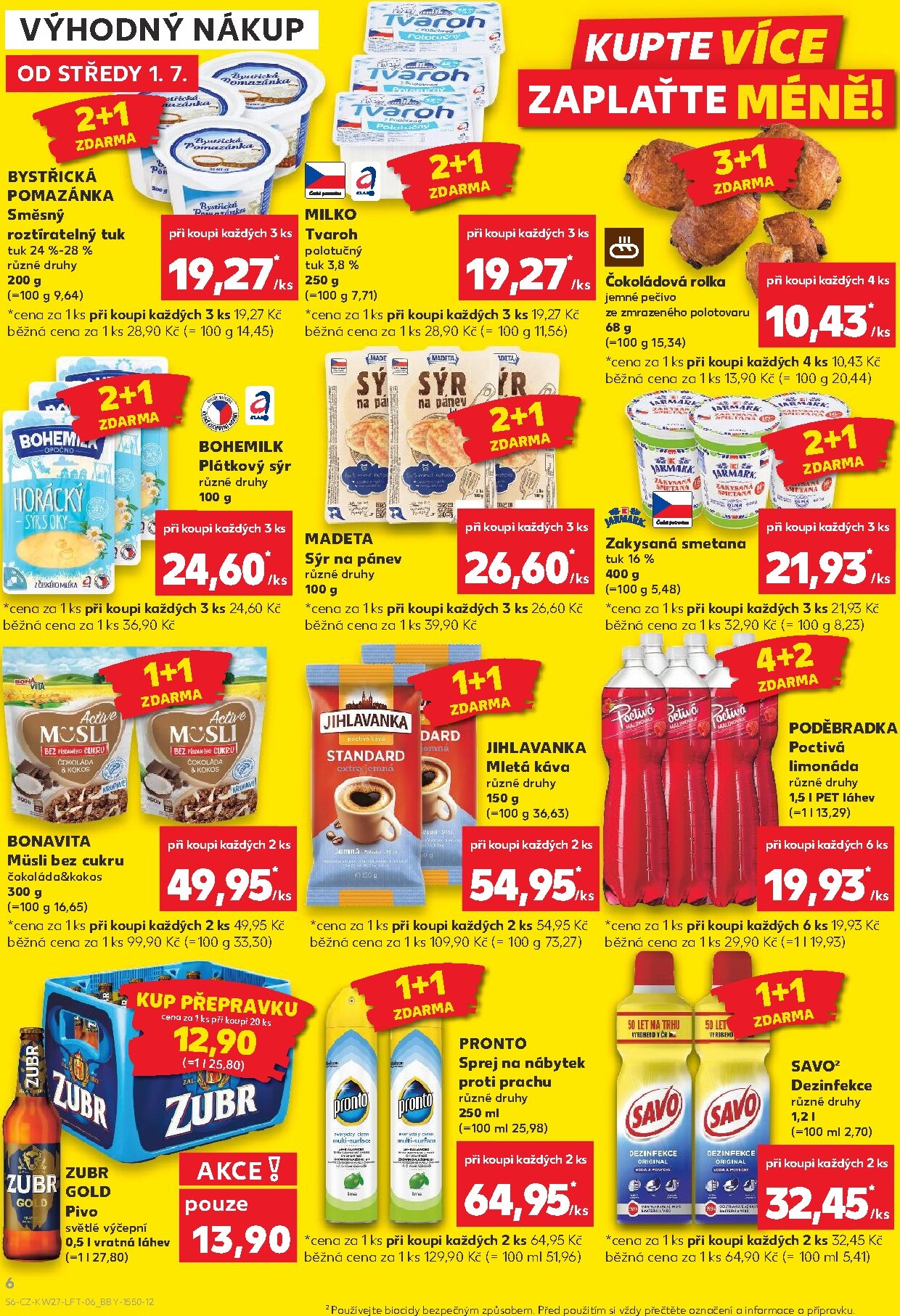 kaufland - Kaufland - Praha 4 leták na příští týden od středy 01.07.2026 do úterý 07.07.2026 - page: 6