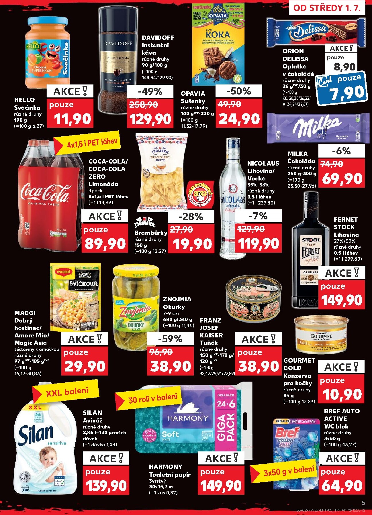 kaufland - Kaufland - Praha 4 leták na příští týden od středy 01.07.2026 do úterý 07.07.2026 - page: 5
