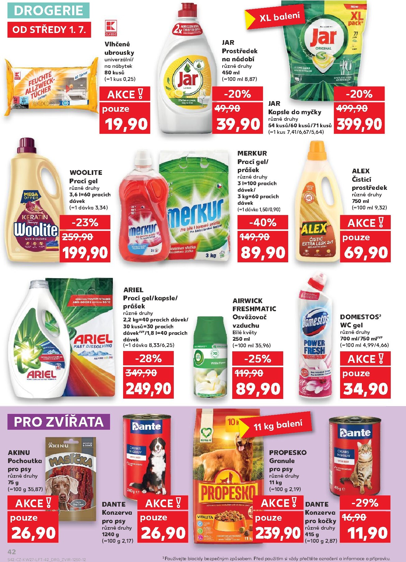 kaufland - Kaufland - Praha 4 leták na příští týden od středy 01.07.2026 do úterý 07.07.2026 - page: 42