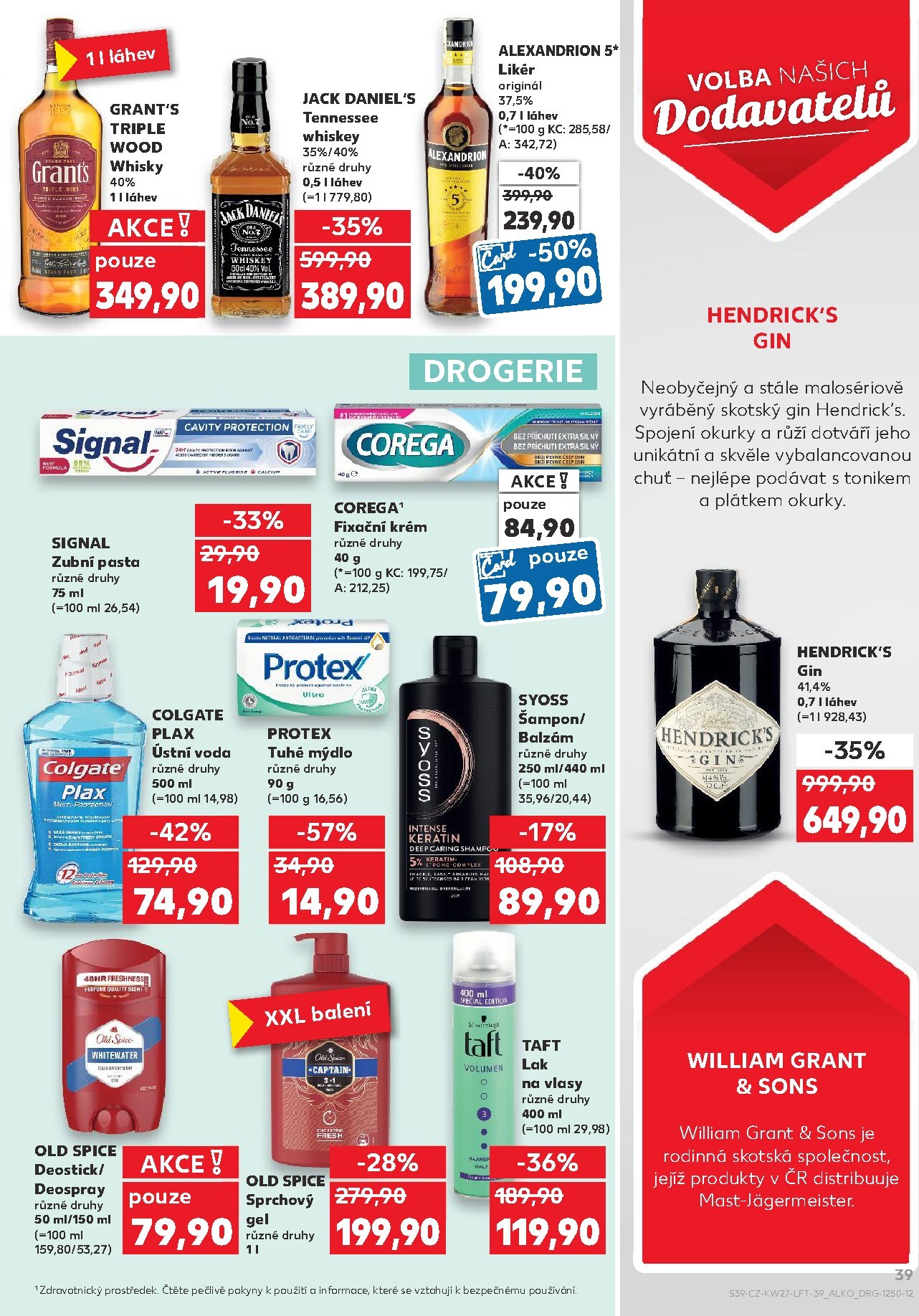 kaufland - Kaufland - Praha 4 leták na příští týden od středy 01.07.2026 do úterý 07.07.2026 - page: 39