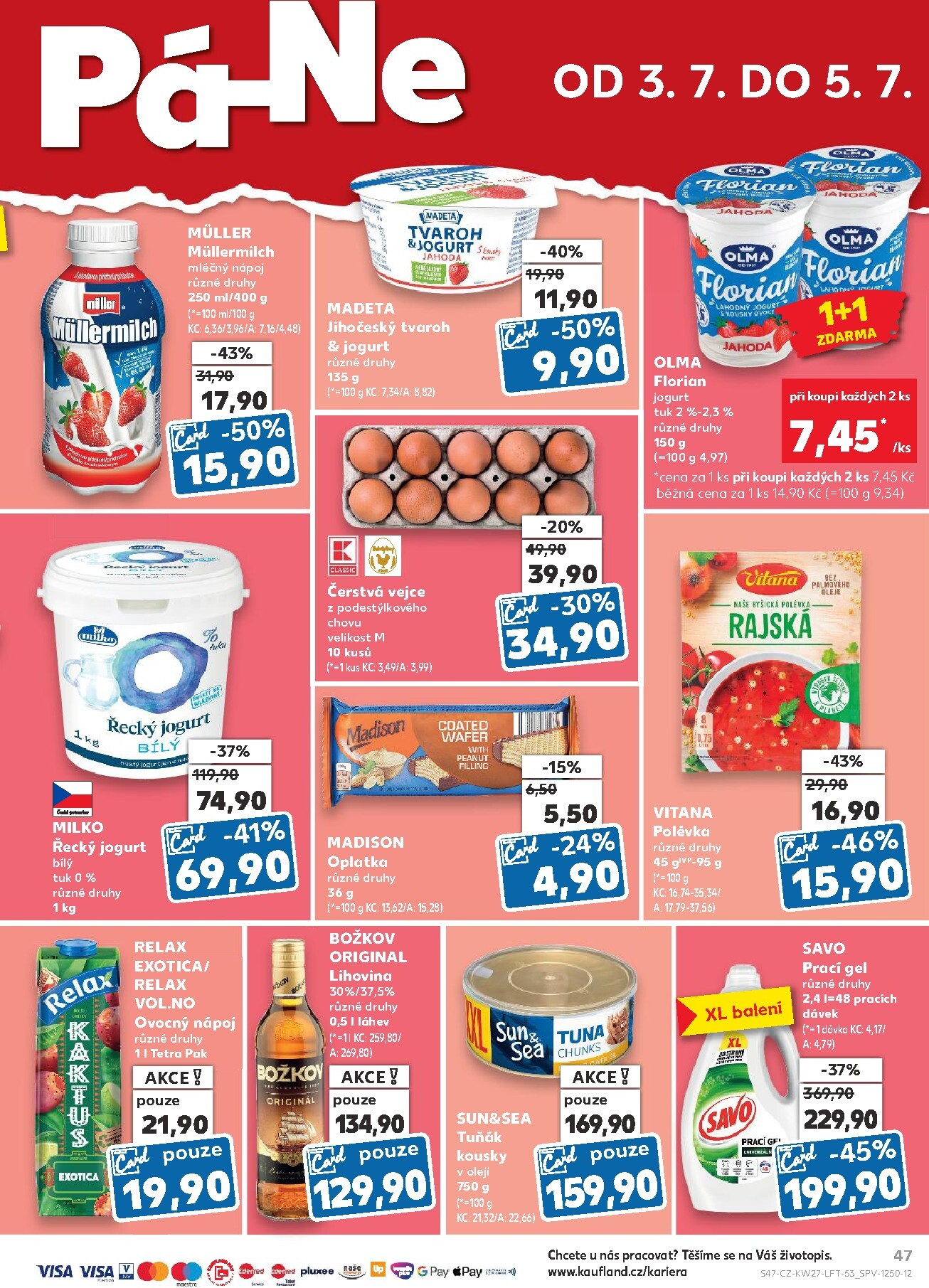 kaufland - Kaufland - Praha 4 leták na příští týden od středy 01.07.2026 do úterý 07.07.2026 - page: 47