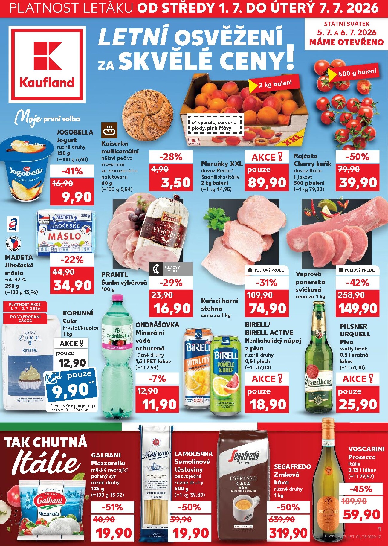 kaufland - Kaufland - Praha 4 leták na příští týden od středy 01.07.2026 do úterý 07.07.2026