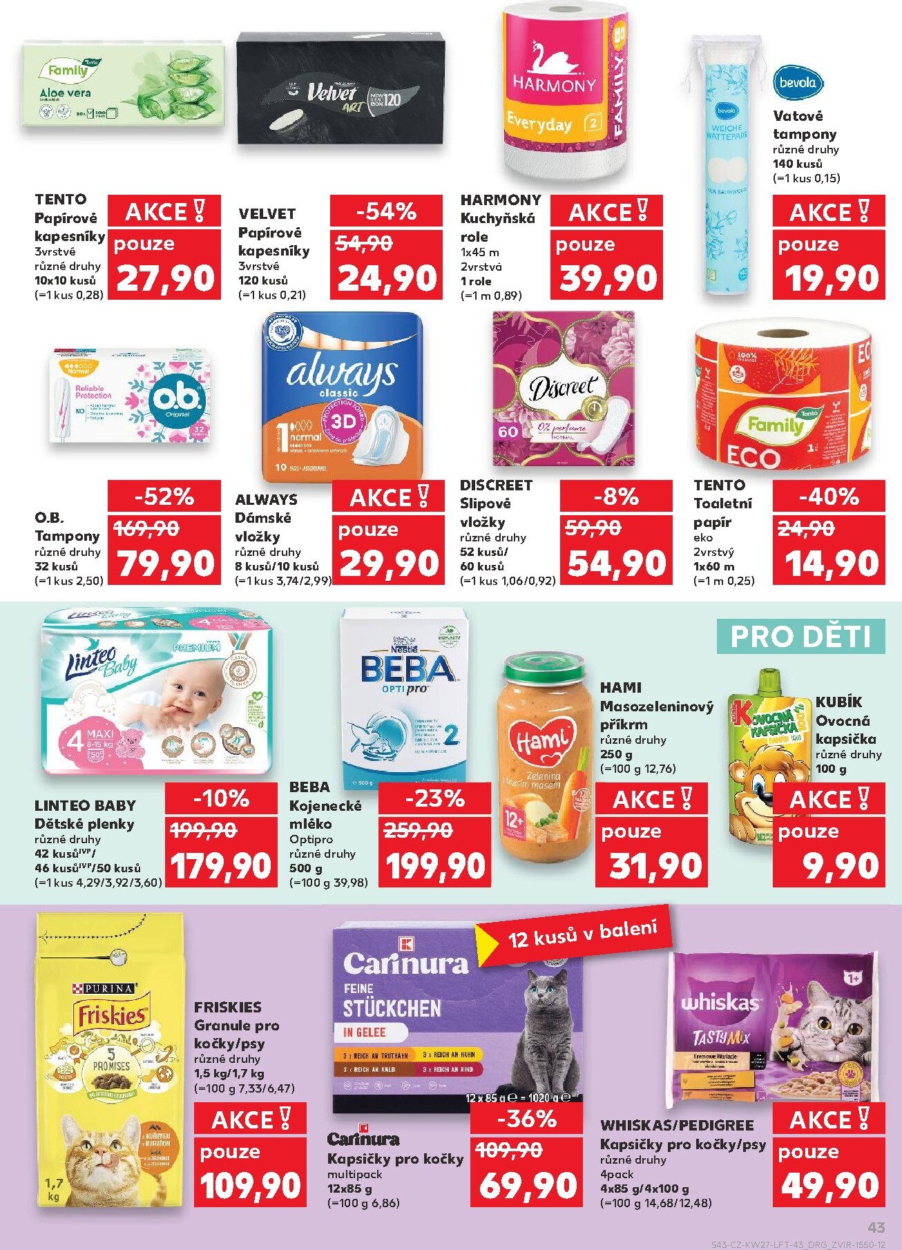 kaufland - Kaufland - Praha 4 leták na příští týden od středy 01.07.2026 do úterý 07.07.2026 - page: 43