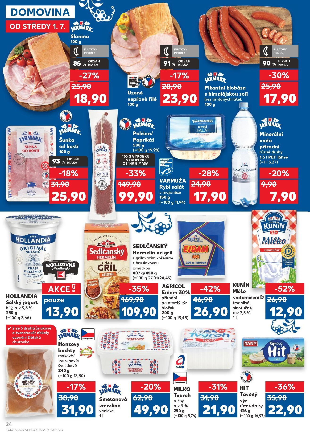 kaufland - Kaufland - Brno leták na příští týden od středy 01.07.2026 do úterý 07.07.2026 - page: 24