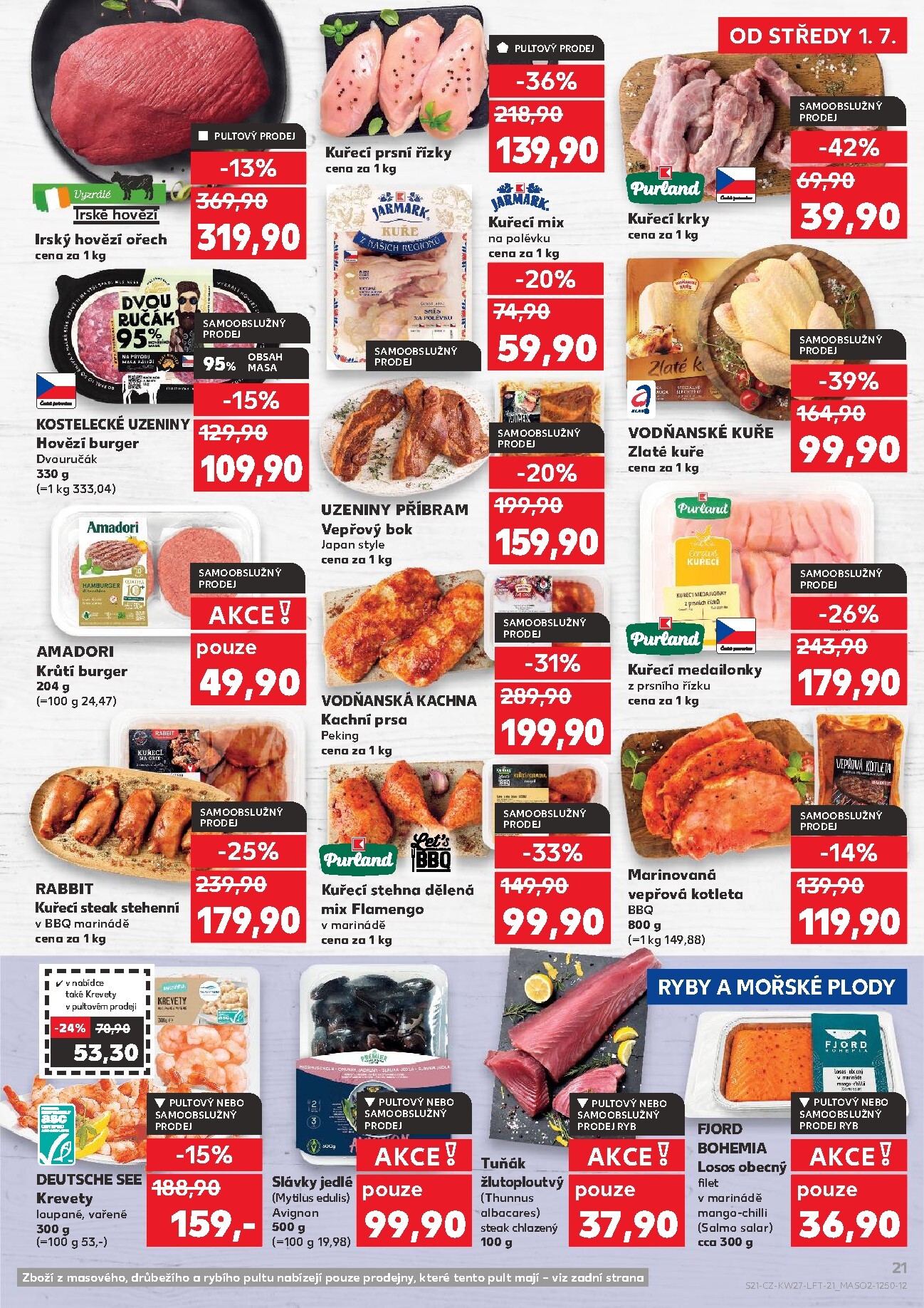 kaufland - Kaufland - Brno leták na příští týden od středy 01.07.2026 do úterý 07.07.2026 - page: 21