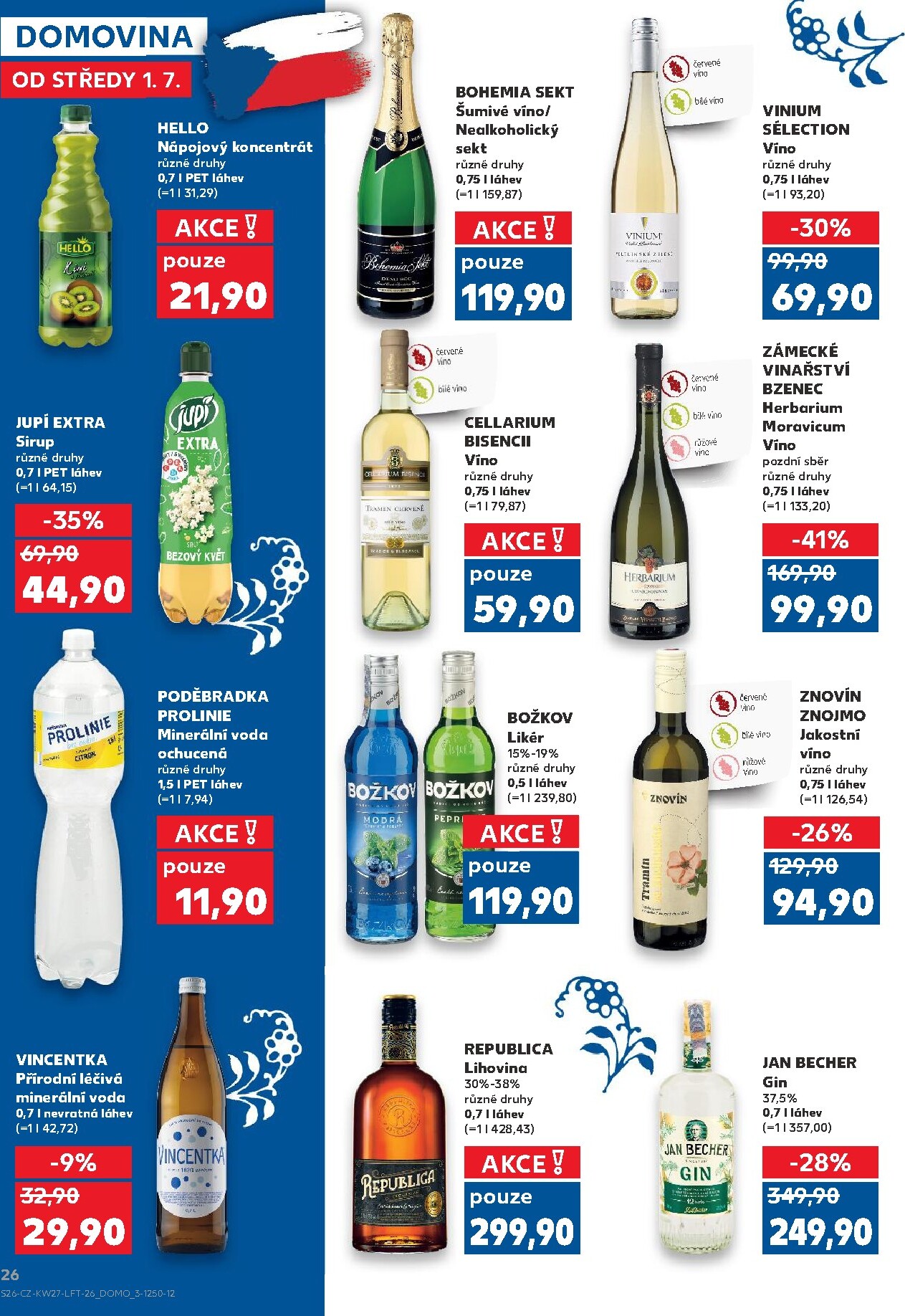 kaufland - Kaufland - Brno leták na příští týden od středy 01.07.2026 do úterý 07.07.2026 - page: 26