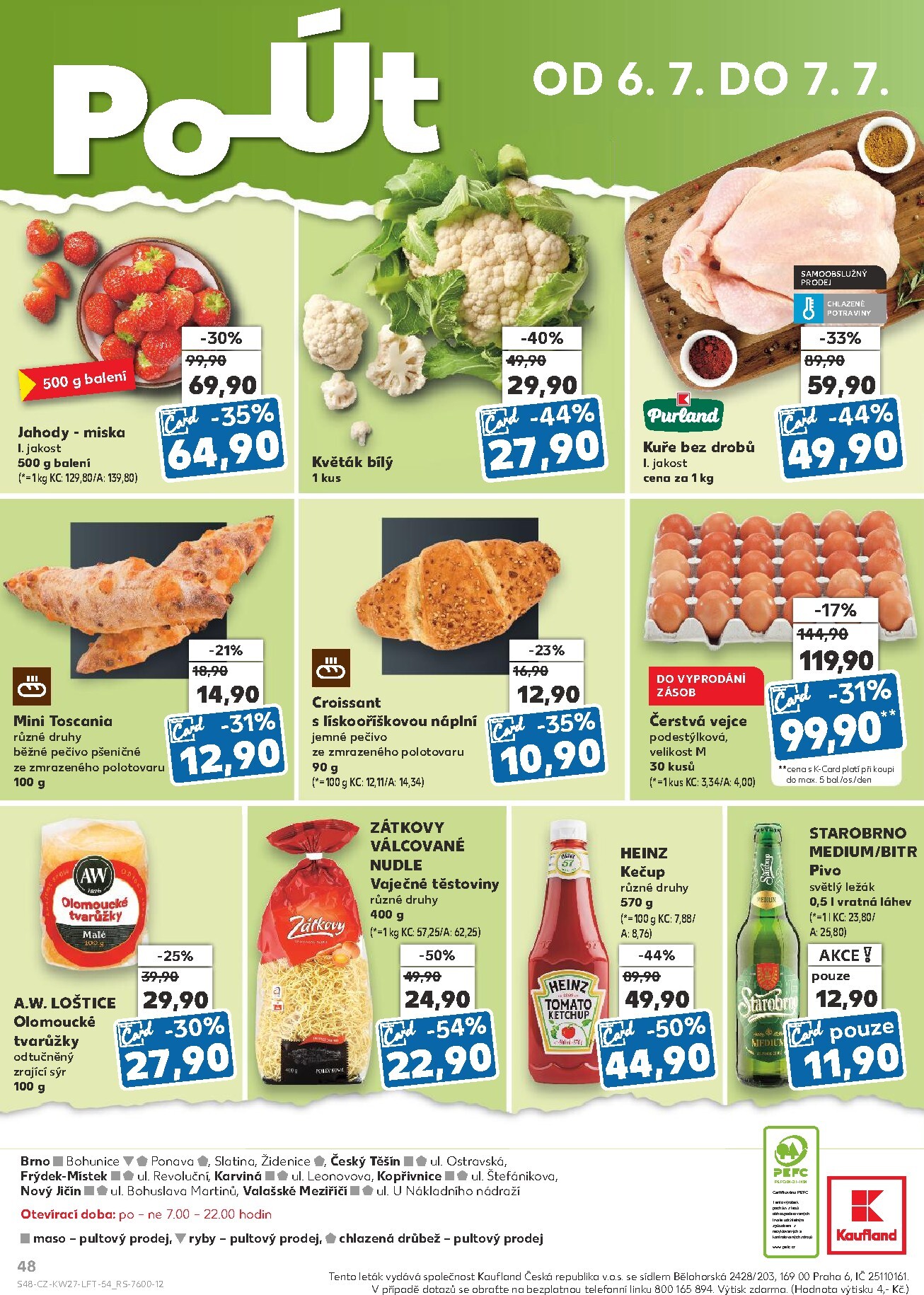 kaufland - Kaufland - Brno leták na příští týden od středy 01.07.2026 do úterý 07.07.2026 - page: 48