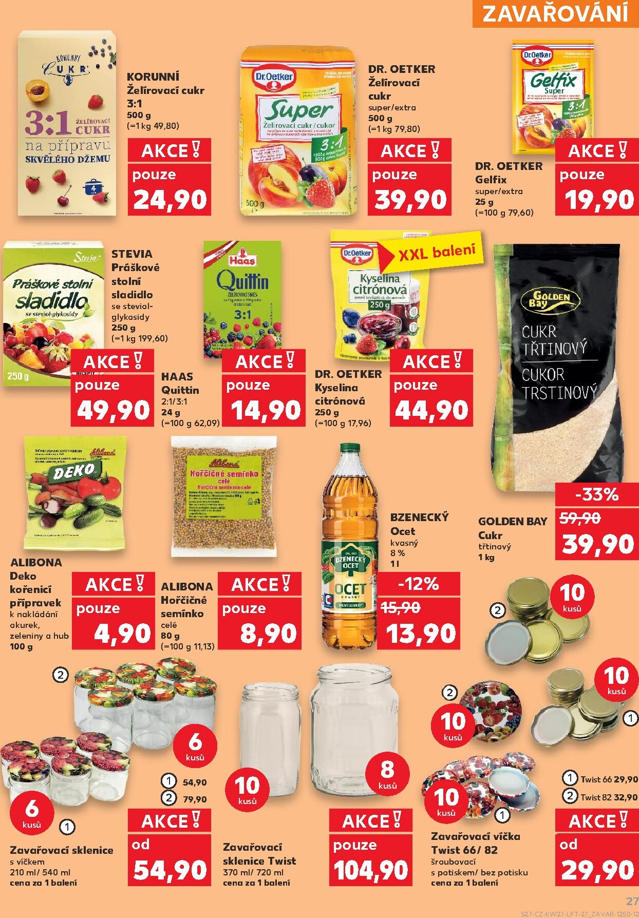 kaufland - Kaufland - Brno leták na příští týden od středy 01.07.2026 do úterý 07.07.2026 - page: 27