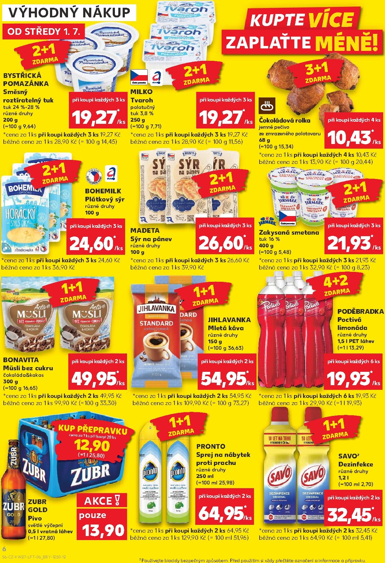 kaufland - Kaufland - Brno leták na příští týden od středy 01.07.2026 do úterý 07.07.2026 - page: 6
