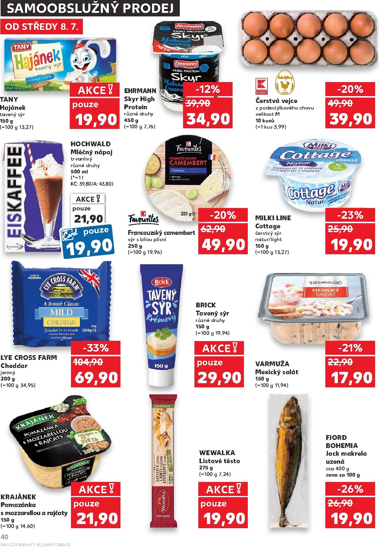 kaufland - Kaufland - Brno leták na příští týden od středy 08.07.2026 do úterý 14.07.2026 - page: 40