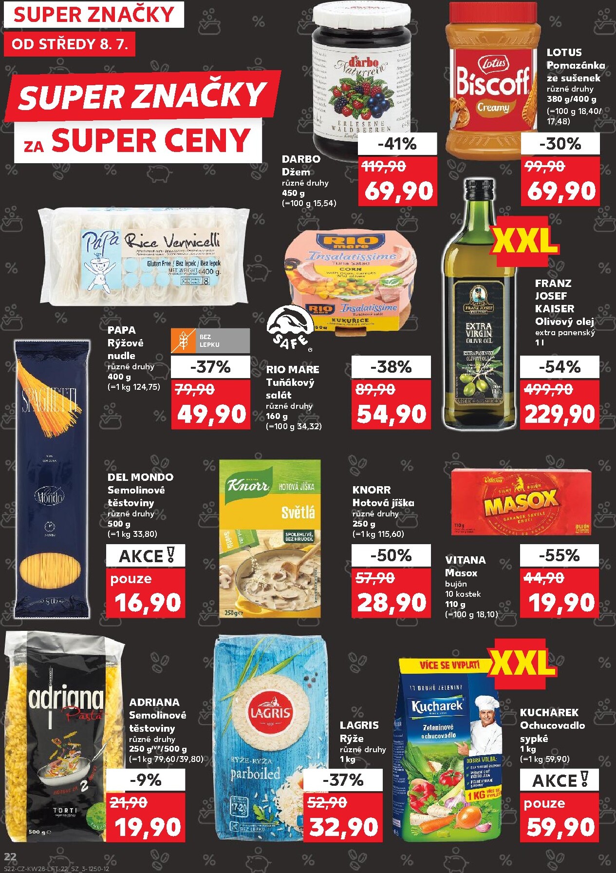 kaufland - Kaufland - Brno leták na příští týden od středy 08.07.2026 do úterý 14.07.2026 - page: 22
