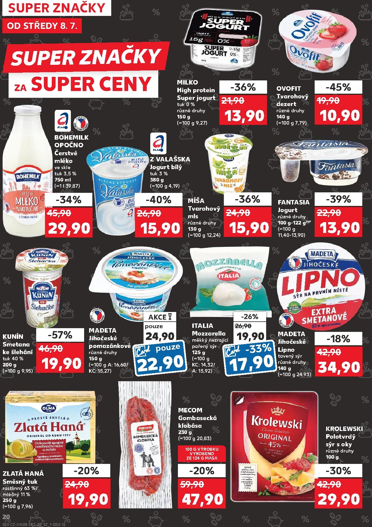 kaufland - Kaufland - Brno leták na příští týden od středy 08.07.2026 do úterý 14.07.2026 - page: 20