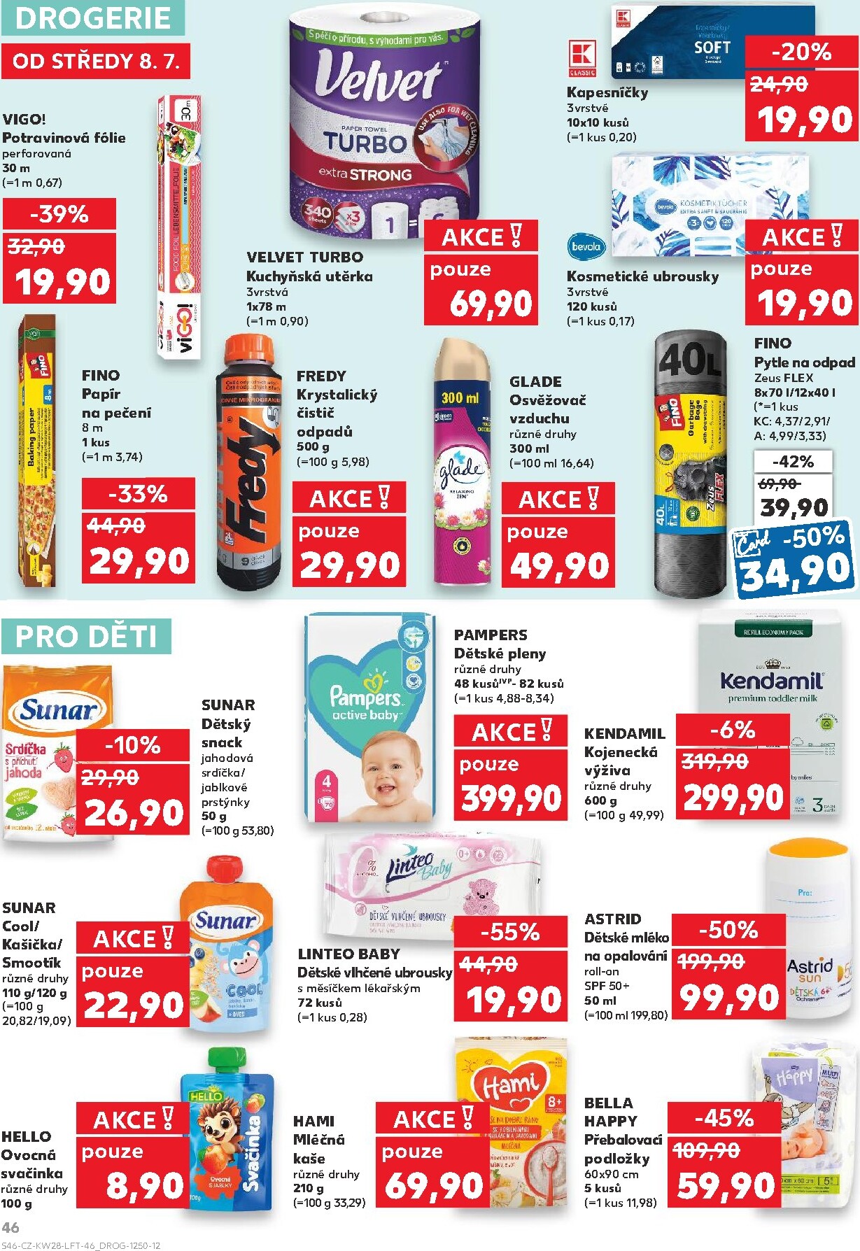 kaufland - Kaufland - Brno leták na příští týden od středy 08.07.2026 do úterý 14.07.2026 - page: 46