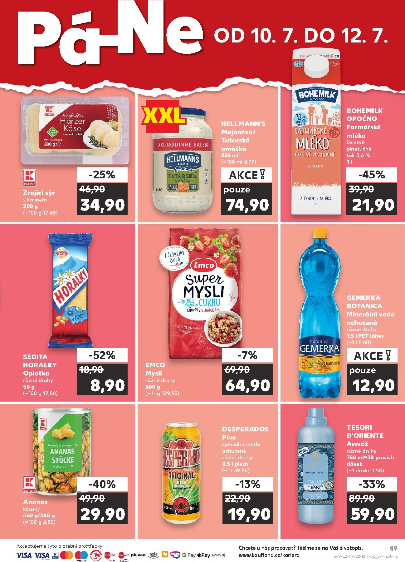 kaufland - Kaufland - Brno leták na příští týden od středy 08.07.2026 do úterý 14.07.2026 - page: 49