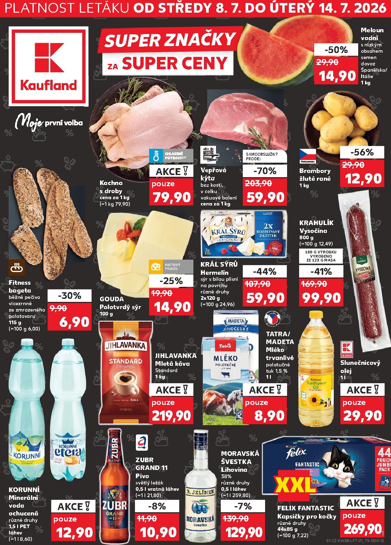 kaufland - Kaufland - Kolín leták na příští týden od středy 08.07.2026 do úterý 14.07.2026