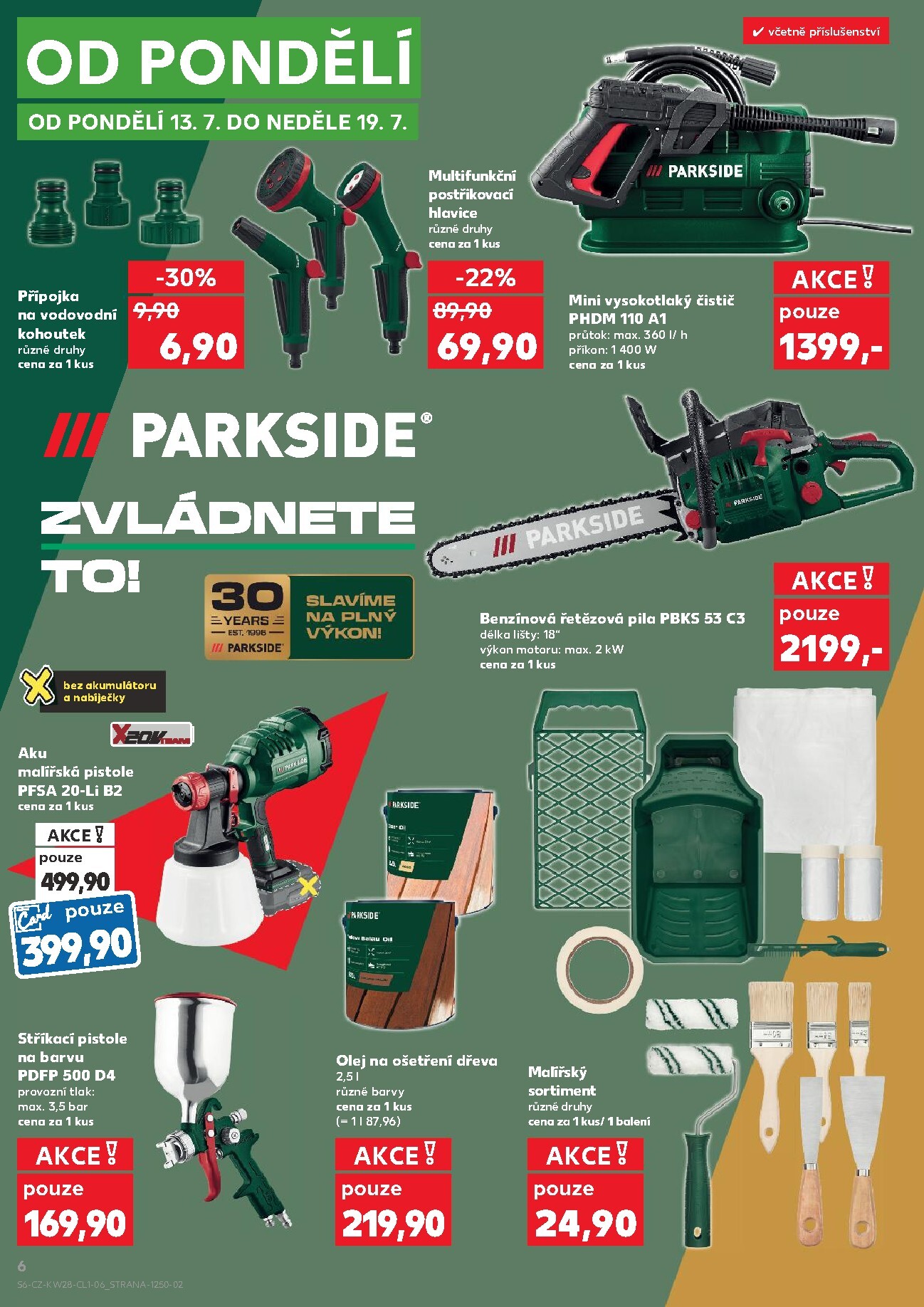 kaufland - Kaufland - Parkside - Ostrava leták na příští týden od středy 08.07.2026 do úterý 14.07.2026 - page: 6