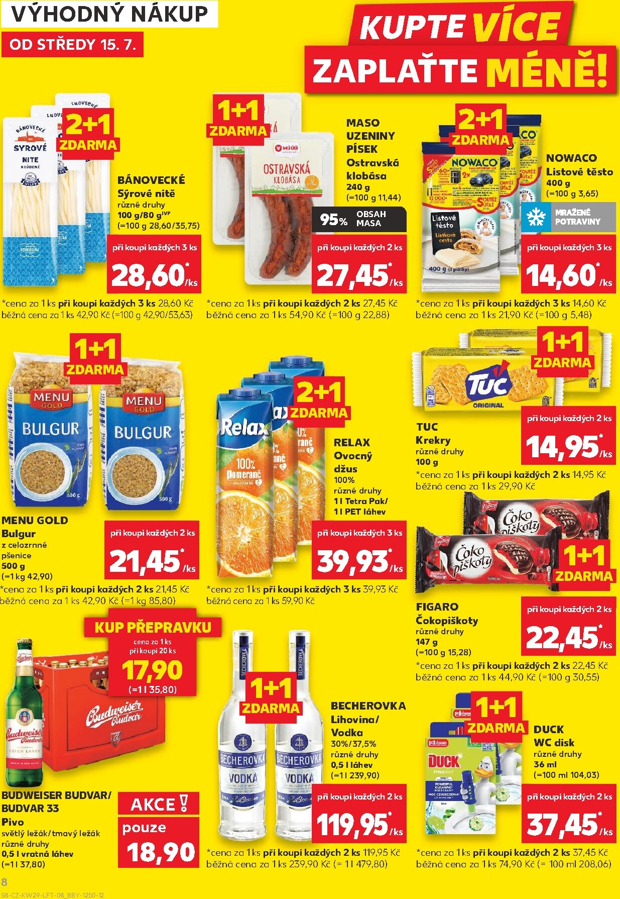 kaufland - Budoucí Kaufland - Praha leták platný od středy 15.07.2026 do úterý 21.07.2026 - page: 8