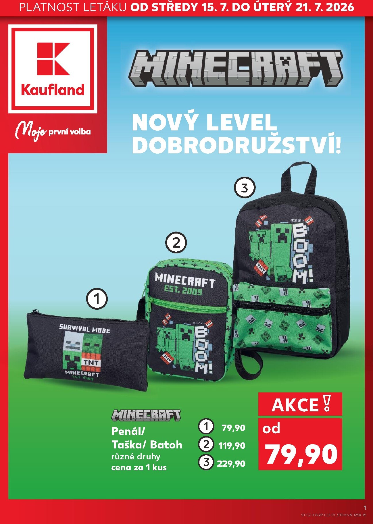 kaufland - Budoucí Kaufland - Kolín - Dobrodružství leták platný od středy 15.07.2026 do úterý 21.07.2026