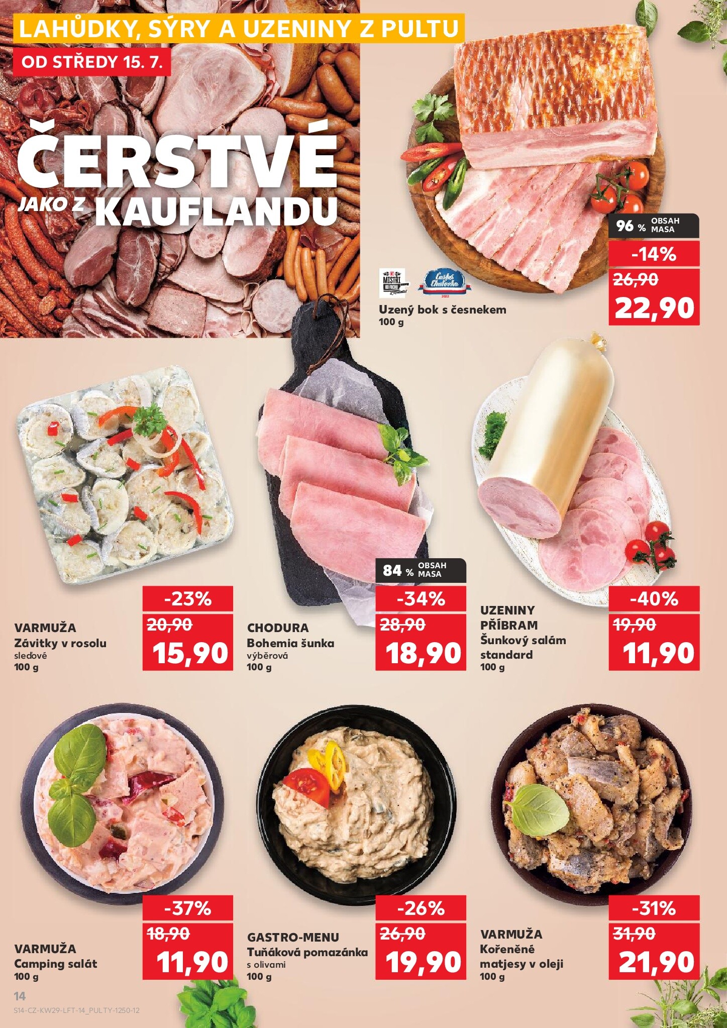 kaufland - Budoucí Kaufland - Kolín leták platný od středy 15.07.2026 do úterý 21.07.2026 - page: 14