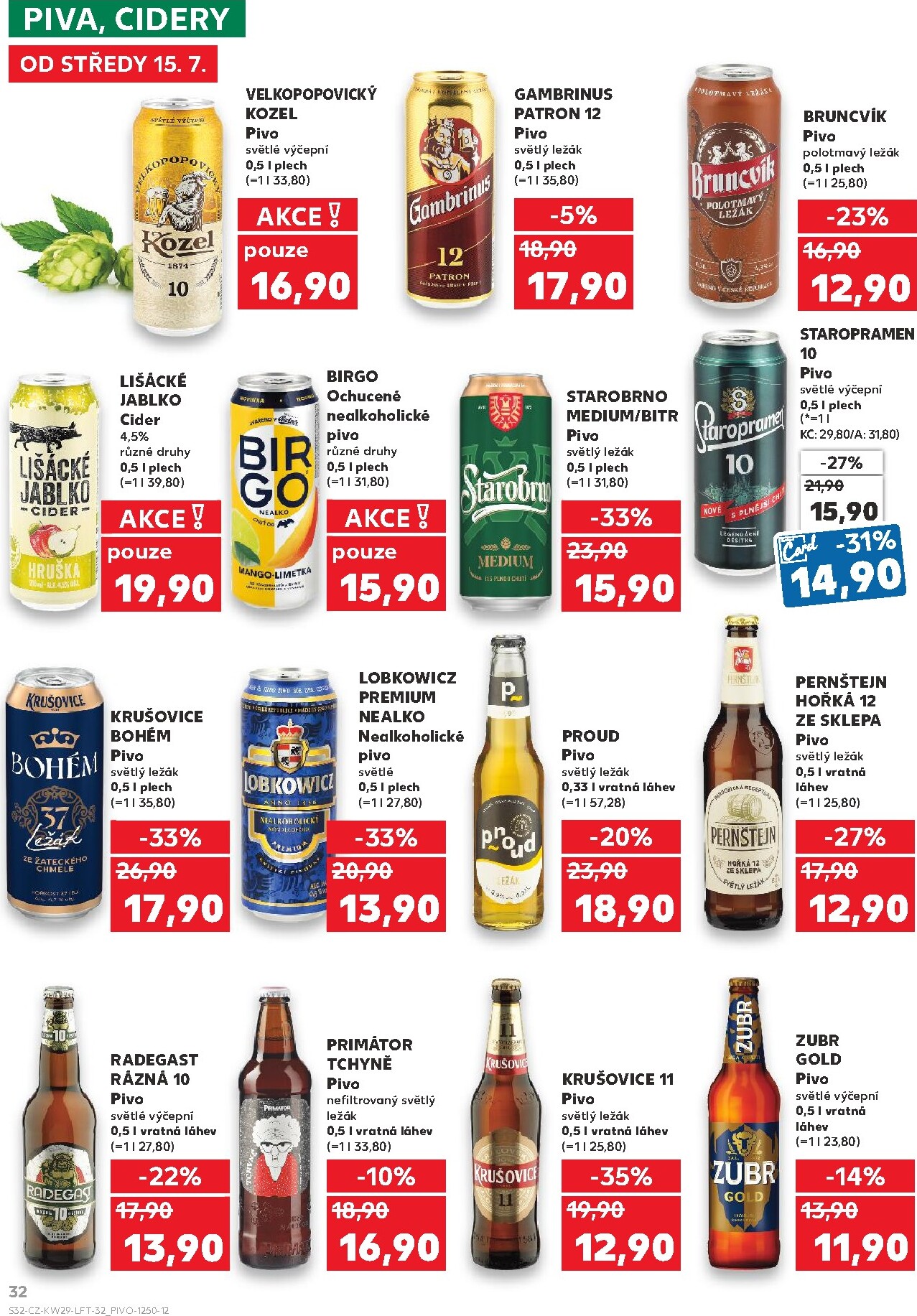 kaufland - Budoucí Kaufland - Kolín leták platný od středy 15.07.2026 do úterý 21.07.2026 - page: 32