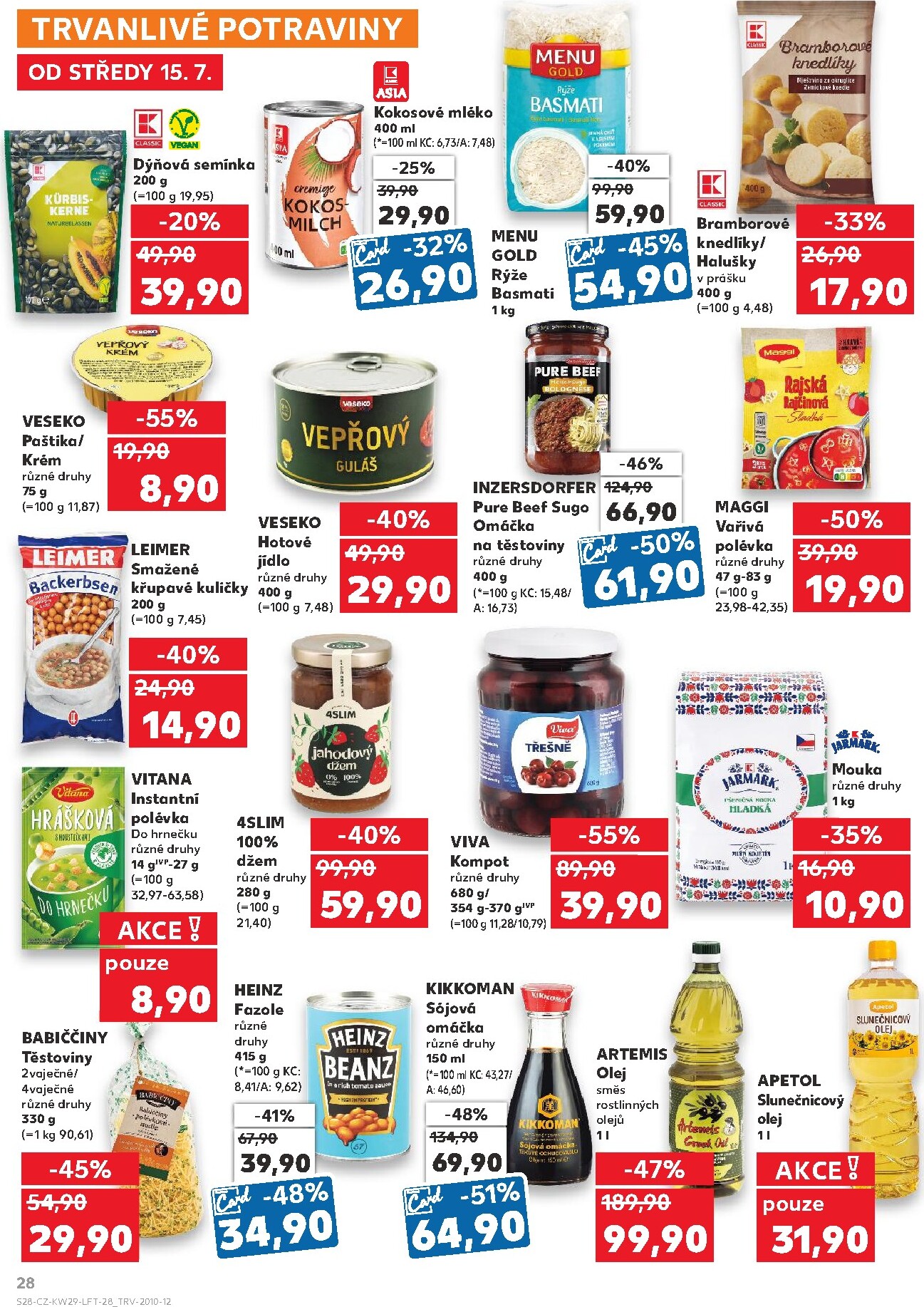 kaufland - Budoucí Kaufland - Kolín leták platný od středy 15.07.2026 do úterý 21.07.2026 - page: 28