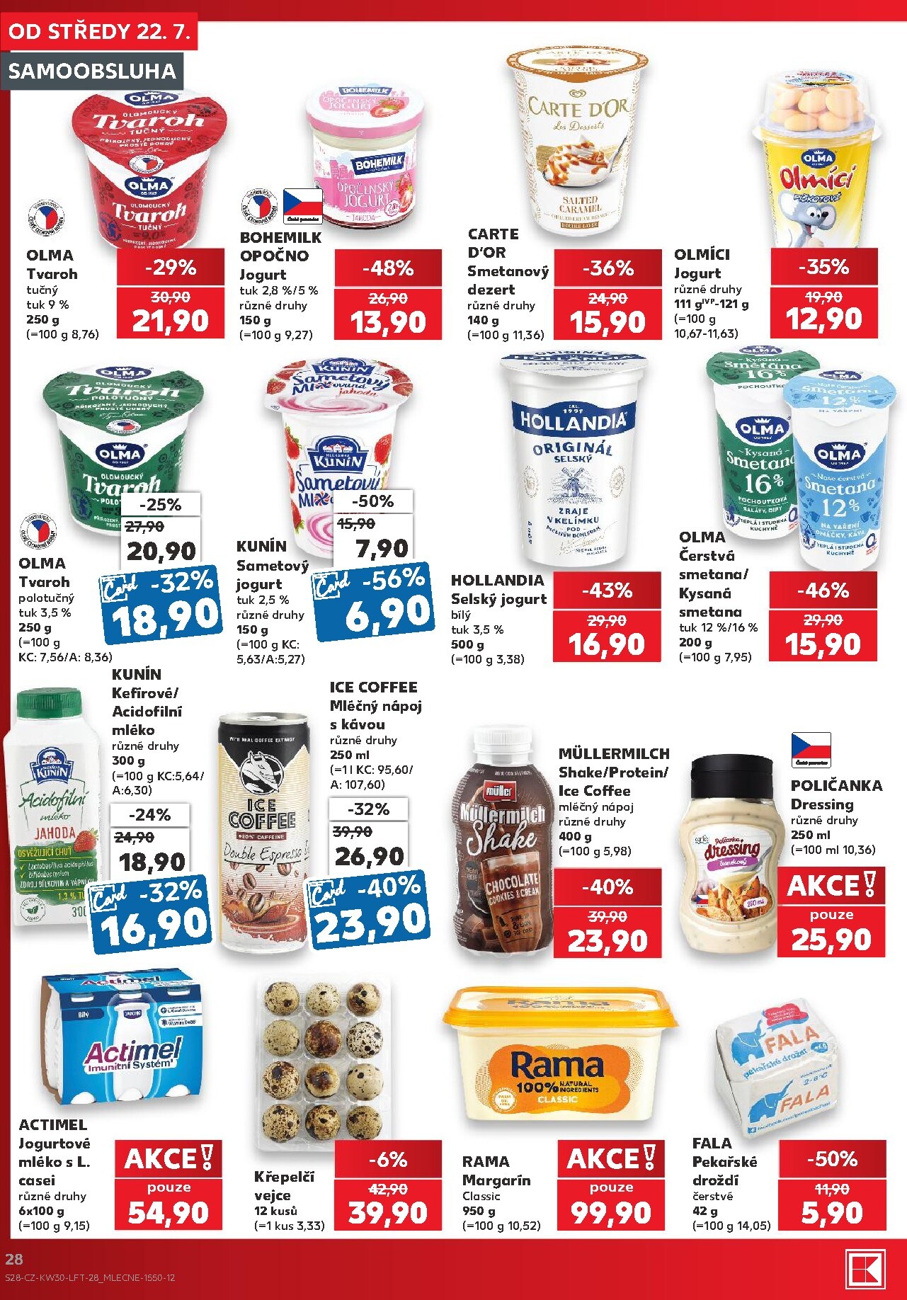 kaufland - Kaufland - Praha 4 leták na příští týden od středy 22.07.2026 do úterý 28.07.2026 - page: 28