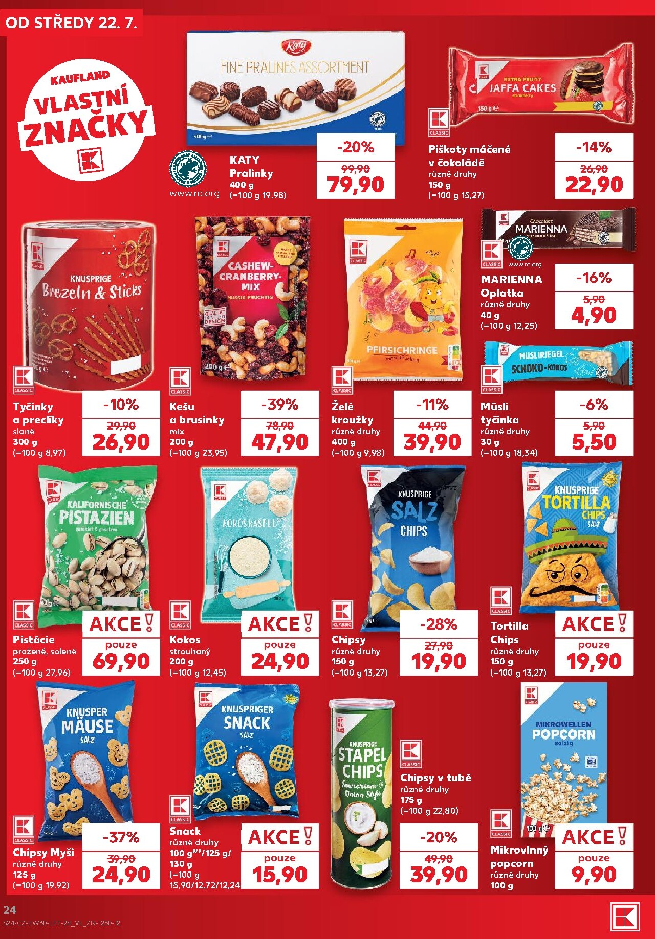 kaufland - Kaufland - Praha 4 leták na příští týden od středy 22.07.2026 do úterý 28.07.2026 - page: 24