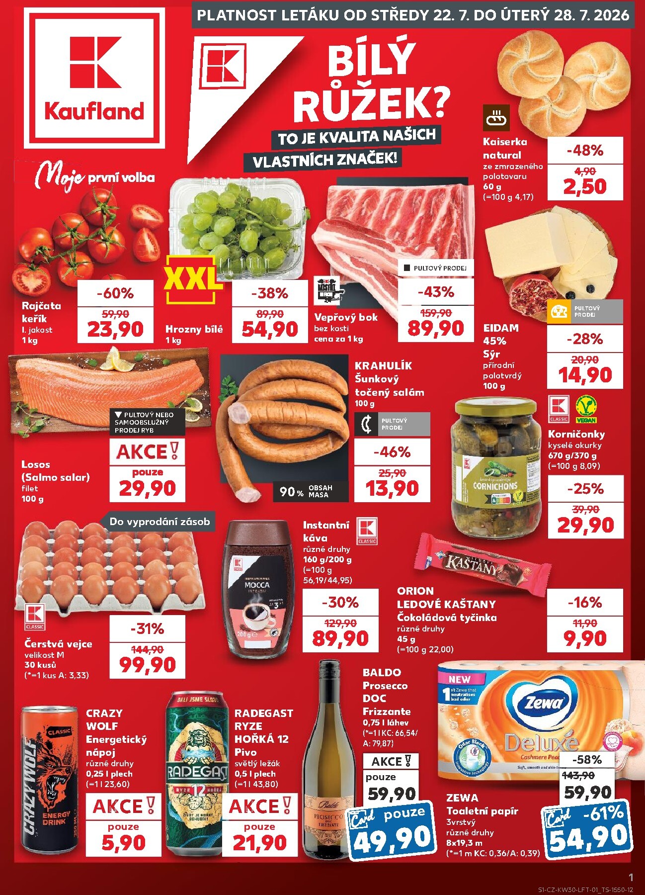 kaufland - Kaufland - Praha 4 leták na příští týden od středy 22.07.2026 do úterý 28.07.2026