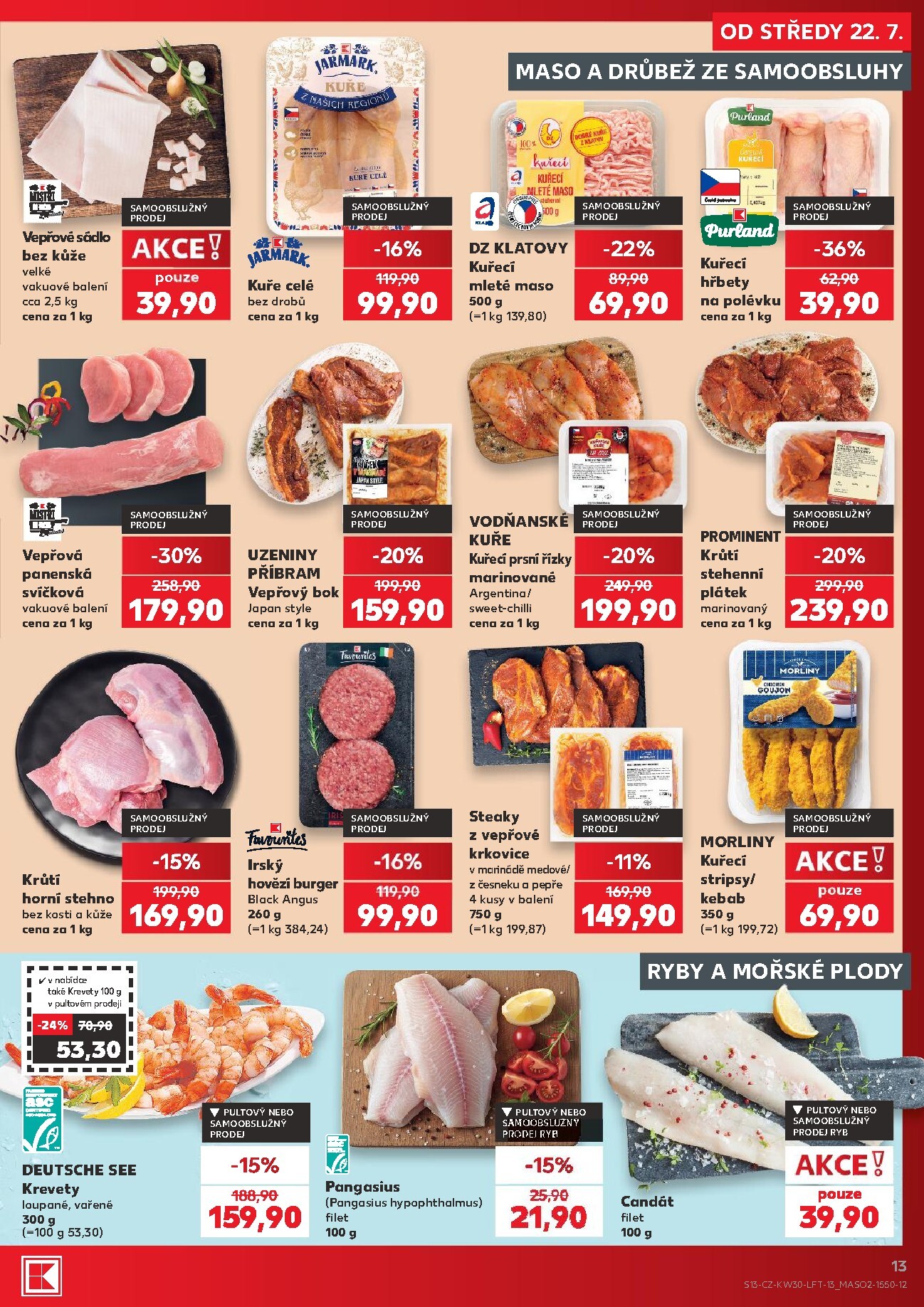 kaufland - Kaufland - Praha 4 leták na příští týden od středy 22.07.2026 do úterý 28.07.2026 - page: 13