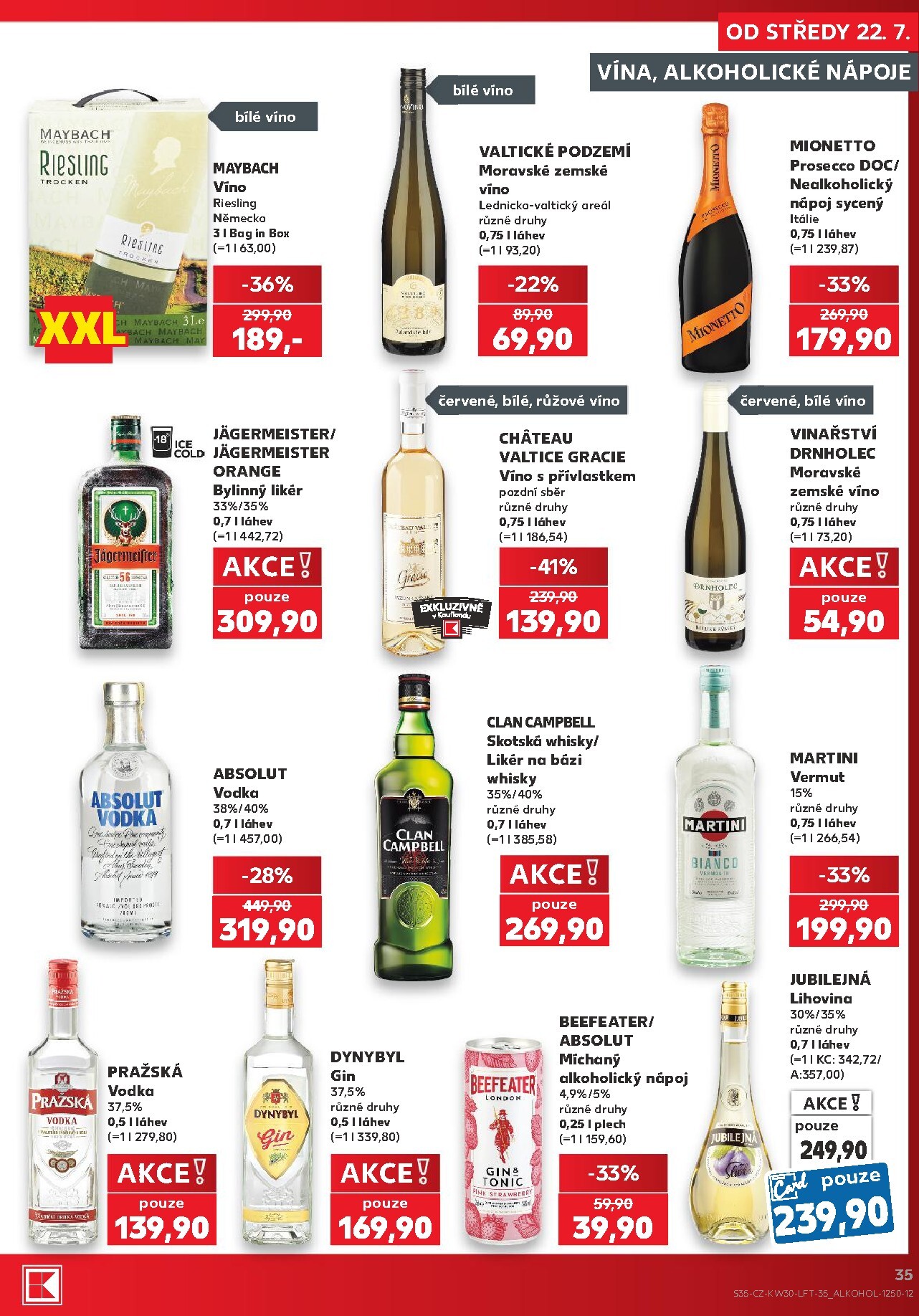 kaufland - Kaufland - Praha 4 leták na příští týden od středy 22.07.2026 do úterý 28.07.2026 - page: 35