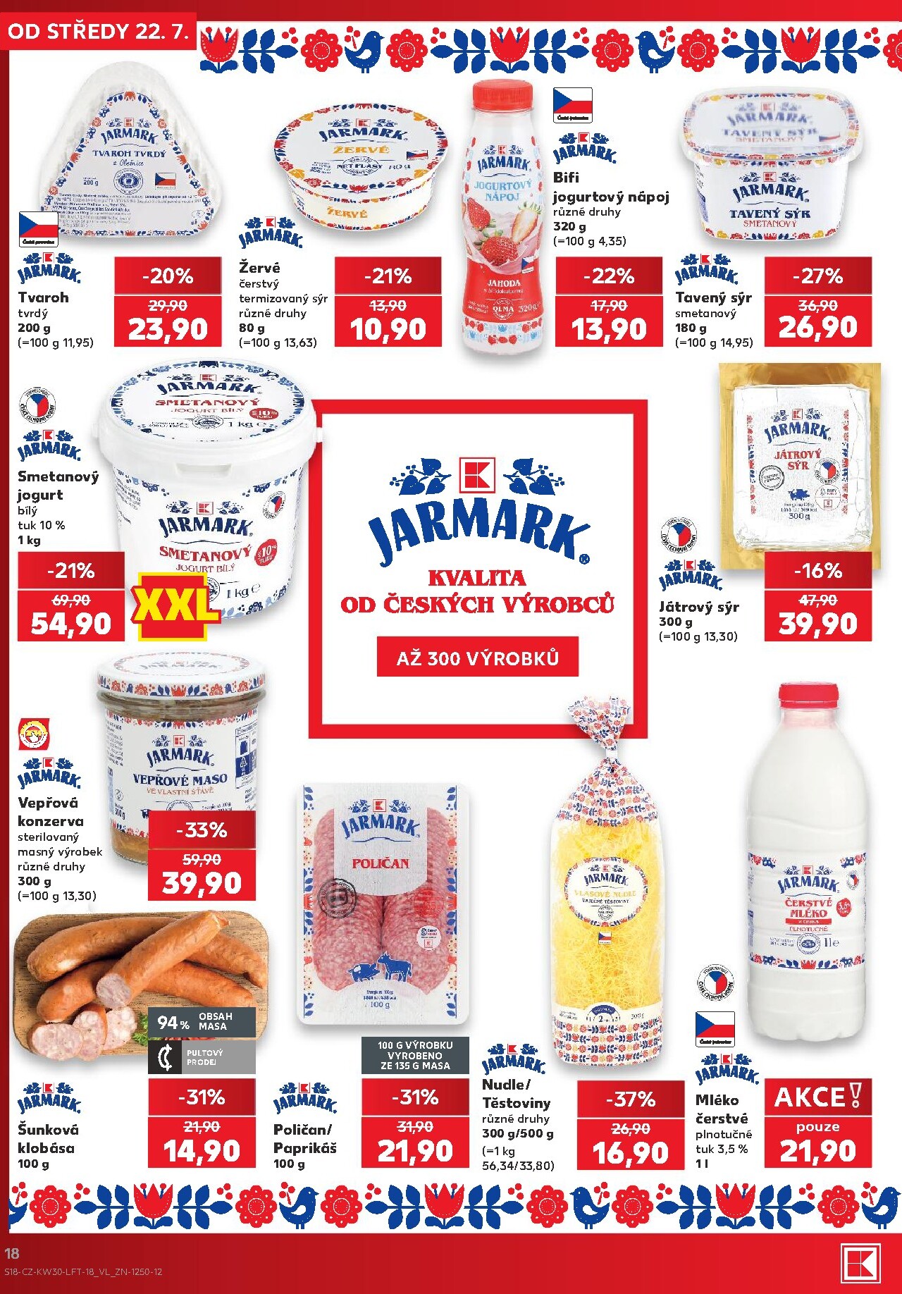 kaufland - Kaufland - Praha 4 leták na příští týden od středy 22.07.2026 do úterý 28.07.2026 - page: 18