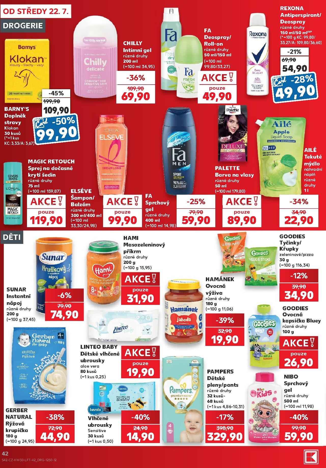 kaufland - Kaufland - Brno leták na příští týden od středy 22.07.2026 do úterý 28.07.2026 - page: 42