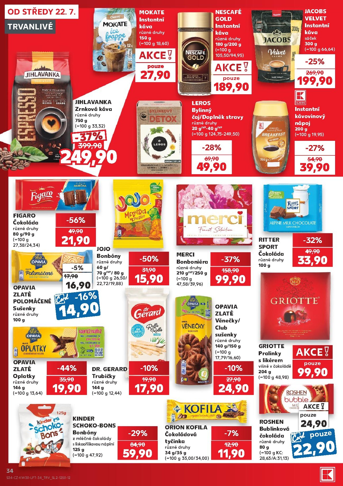 kaufland - Kaufland - Brno leták na příští týden od středy 22.07.2026 do úterý 28.07.2026 - page: 34
