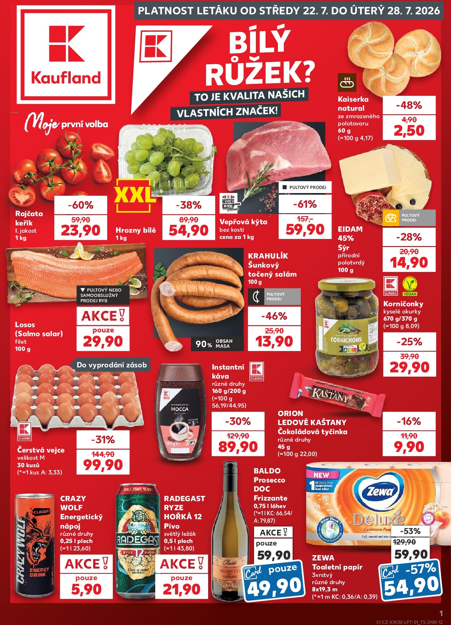 kaufland - Kaufland - Brno leták na příští týden od středy 22.07.2026 do úterý 28.07.2026